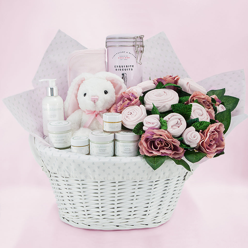 Luxury Mother and Baby Gift Basket - Premium Newborn & Mom Care Set in Pink | Perfect for Baby Showers, Birthdays & Special Occasions