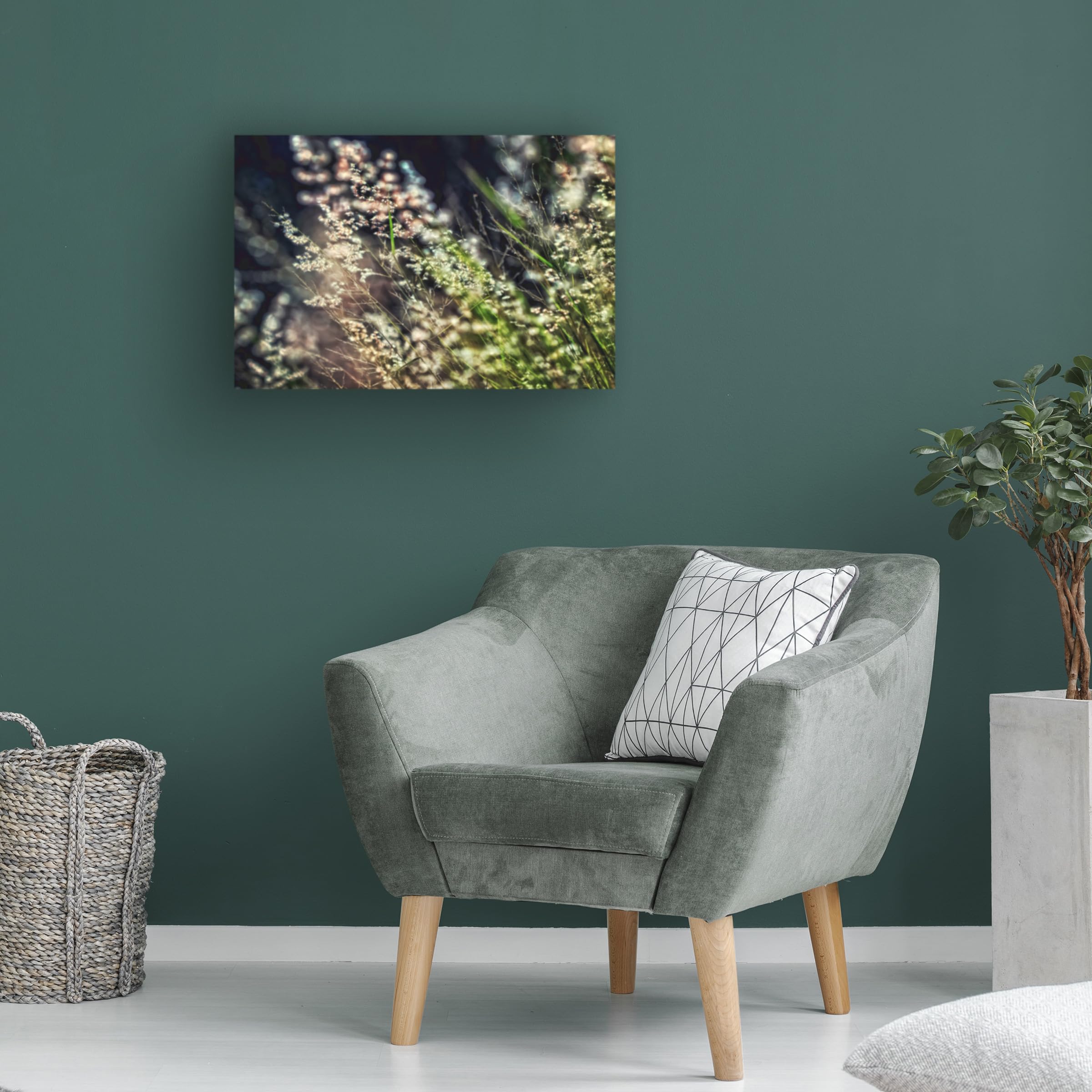 Trademark Fine Art 'Little Garden' Canvas Painting by Beata Czyzowska - Floral Wall Art for Living Room, Bedroom & Office Decor