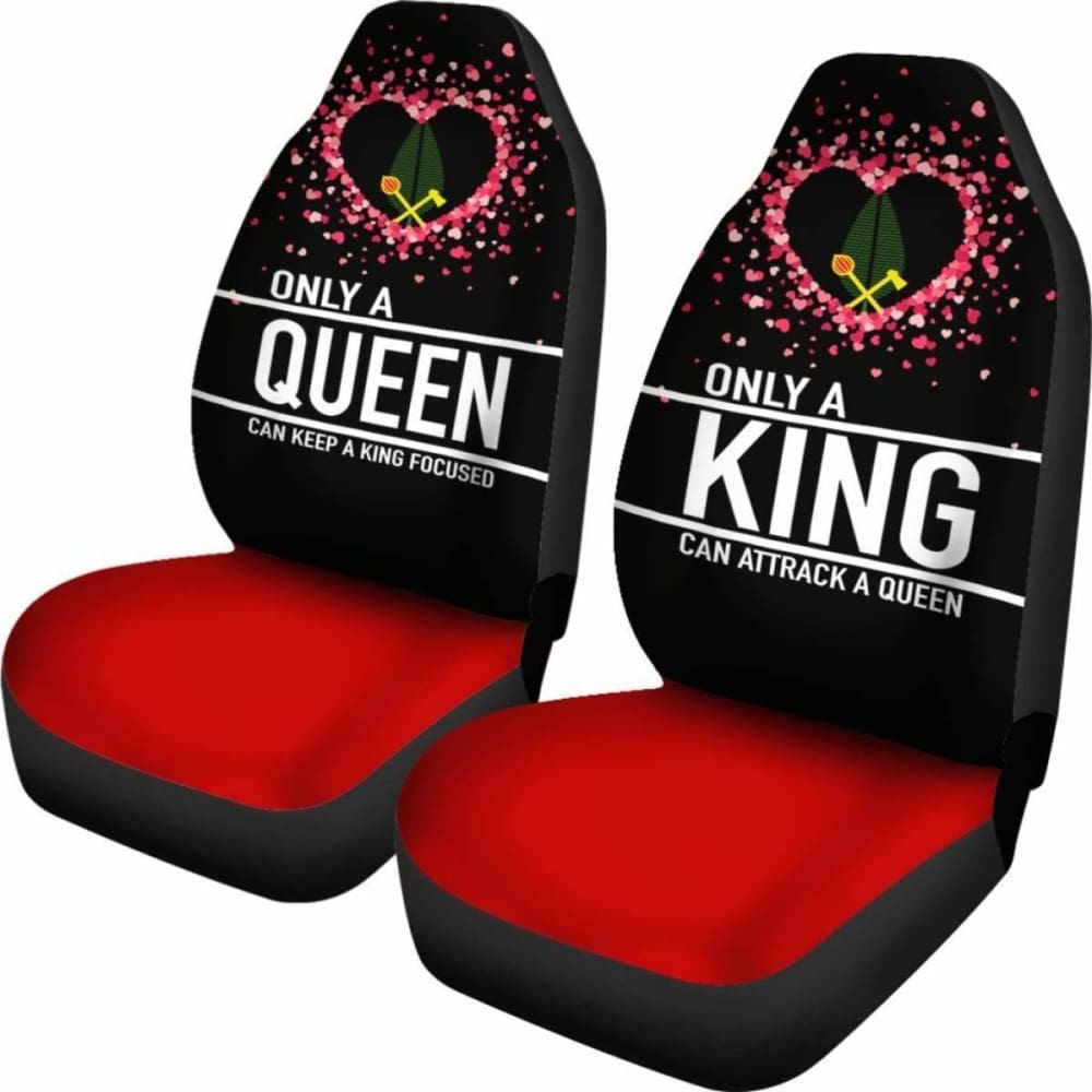 Alo Wallis and Futuna Car Seat Covers - Valentine's Day Couple Gift Set (2-Piece) | Waterproof & Universal Fit for Cars, SUVs, Trucks | Perfect Romantic Gift for Anniversaries and Date Nights