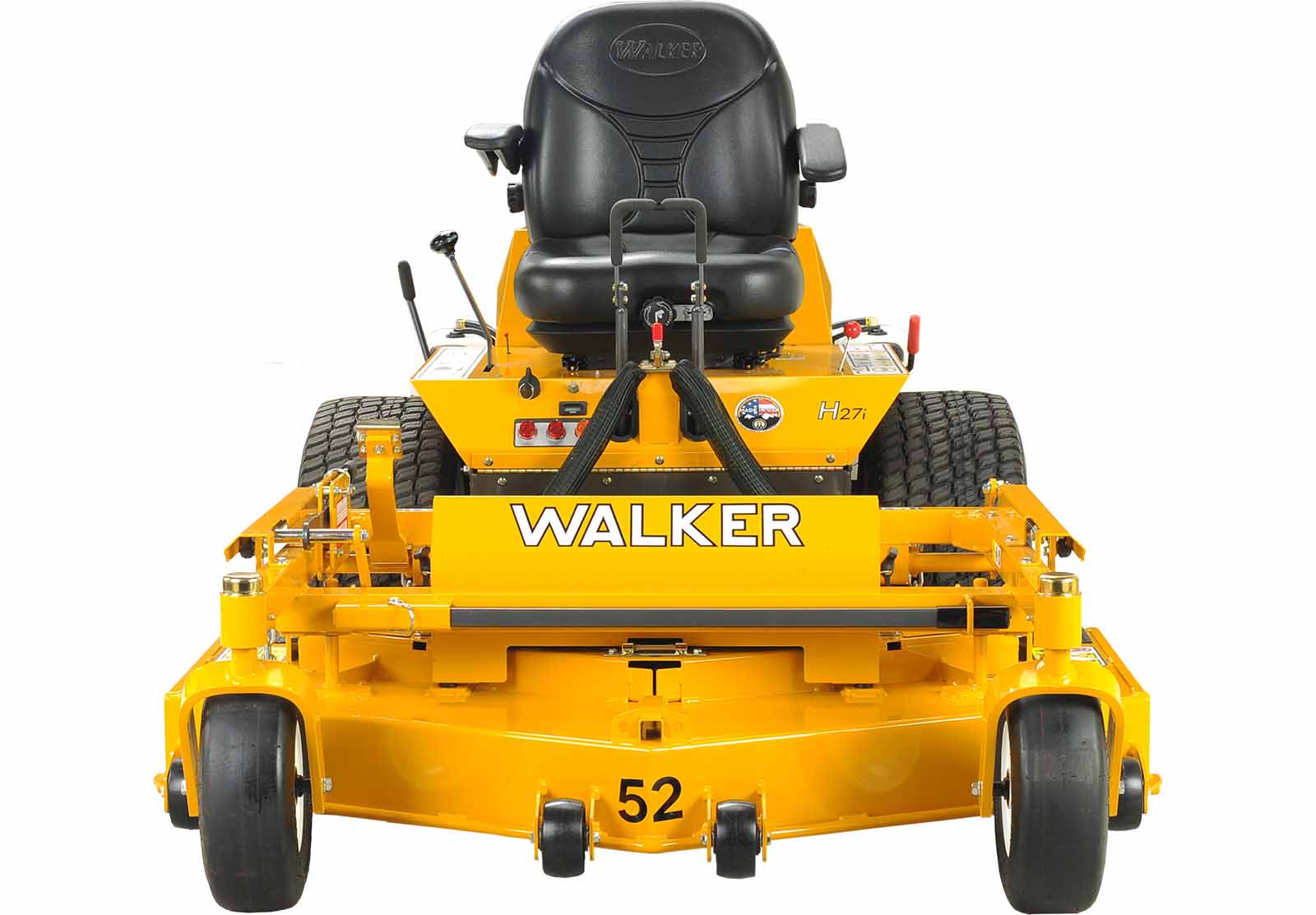 Walker Mowers MH27i 27HP EFI Gas Lawn Mower with Side Discharge (Non-Collection) - Ideal for Large Yards, Commercial Landscaping, and Professional Lawn Care Services