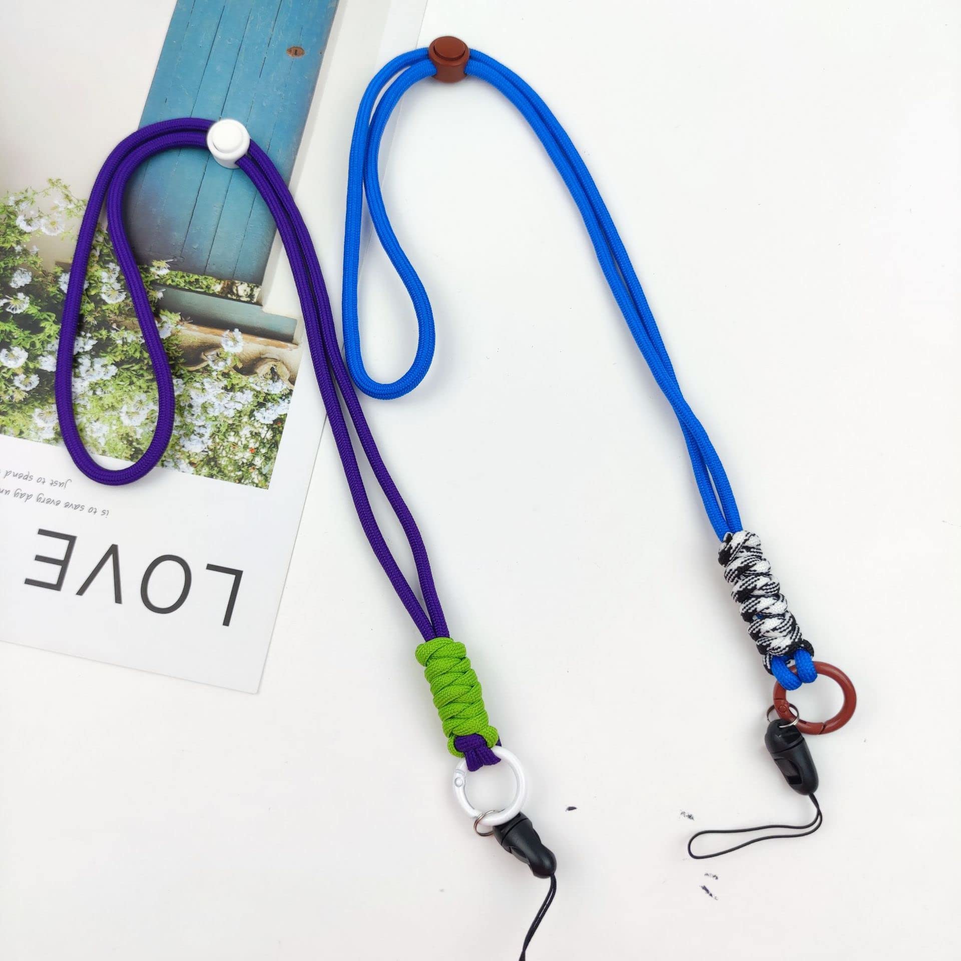 KCKEYS 3-Pack Adjustable Nylon Wrist Lanyards - for Phone, Camera & Keys (10.2