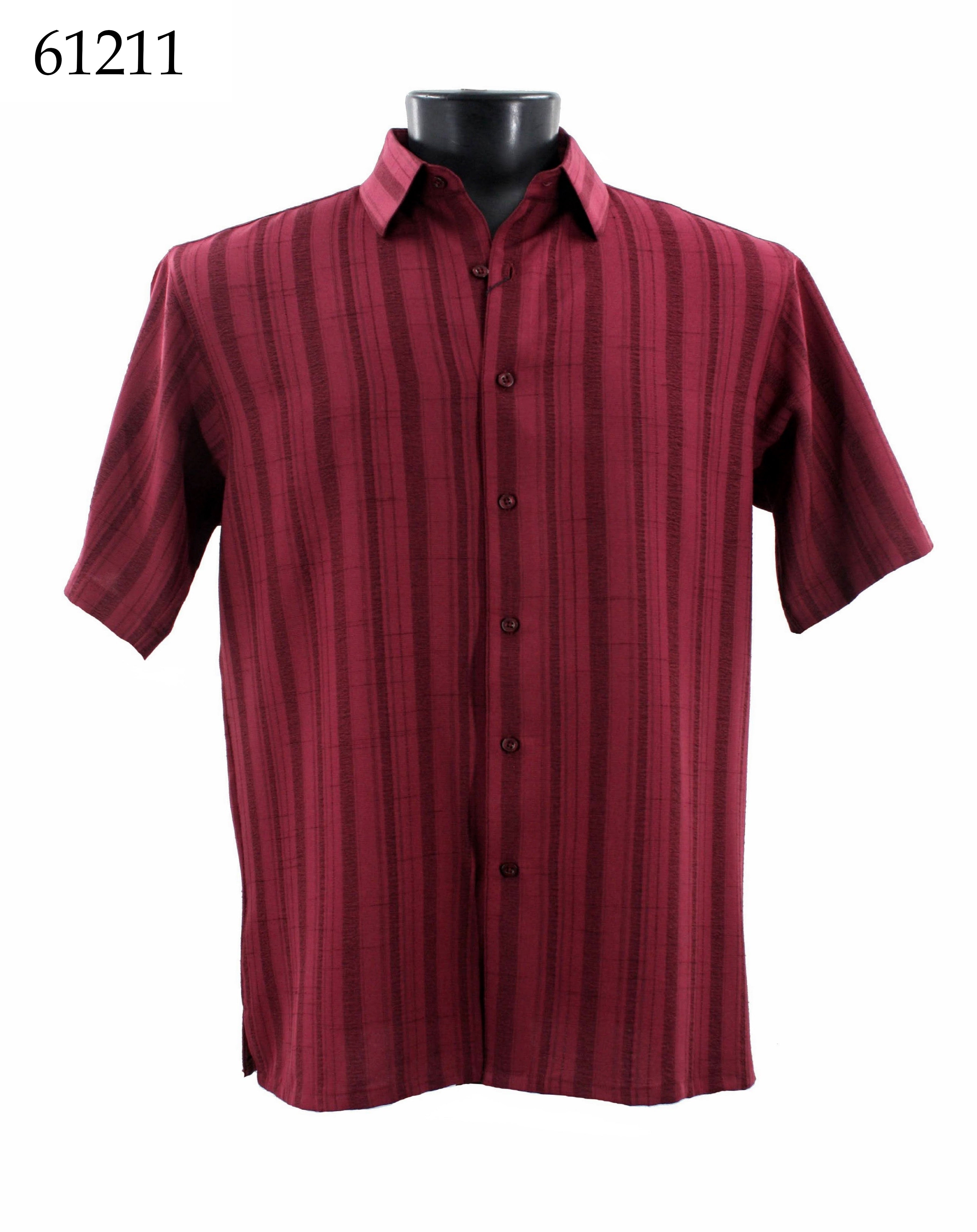 Bassiri Men's Casual Short Sleeve Shirt 61211 - Breathable Cotton Summer T-Shirt for Outdoor Activities & Daily Wear