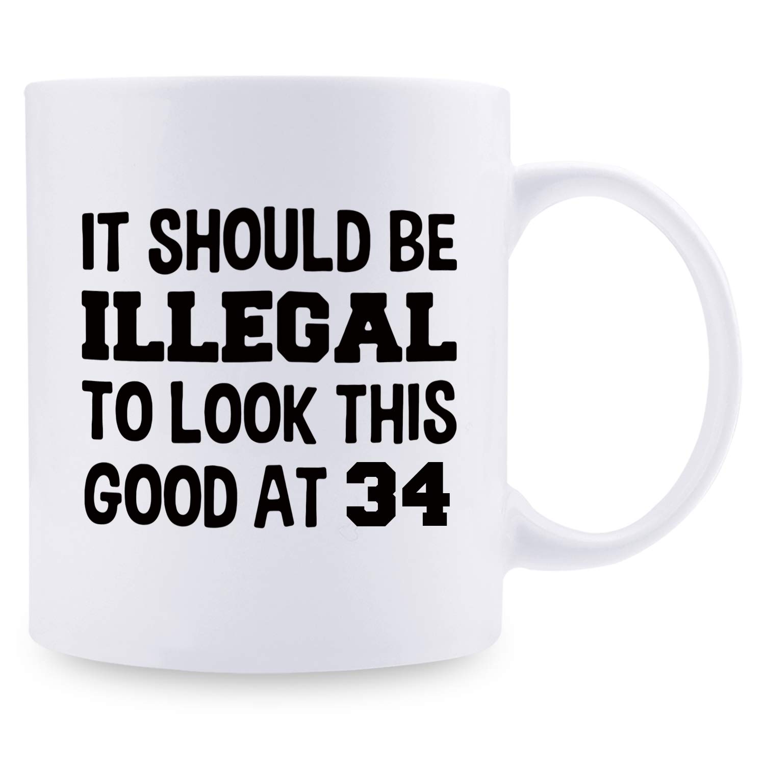 1985 Themed 34th Birthday Gifts for Women - 11oz Funny Coffee Mug for Mom, Wife, Sister, Friend, Her, Colleague | Perfect for Office, Home & Birthday Celebrations