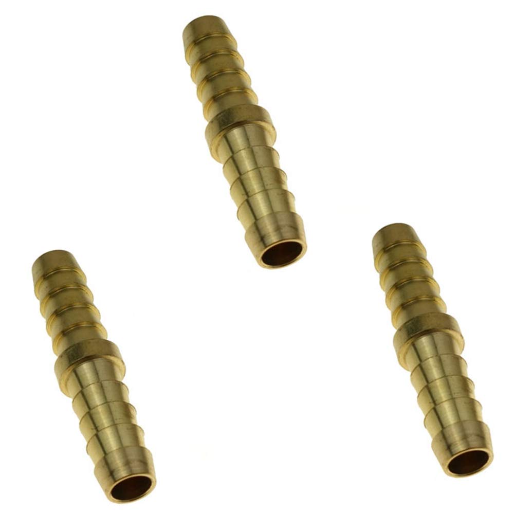 3 Pcs Brass Hose Barb Reducer Fitting - 5/16