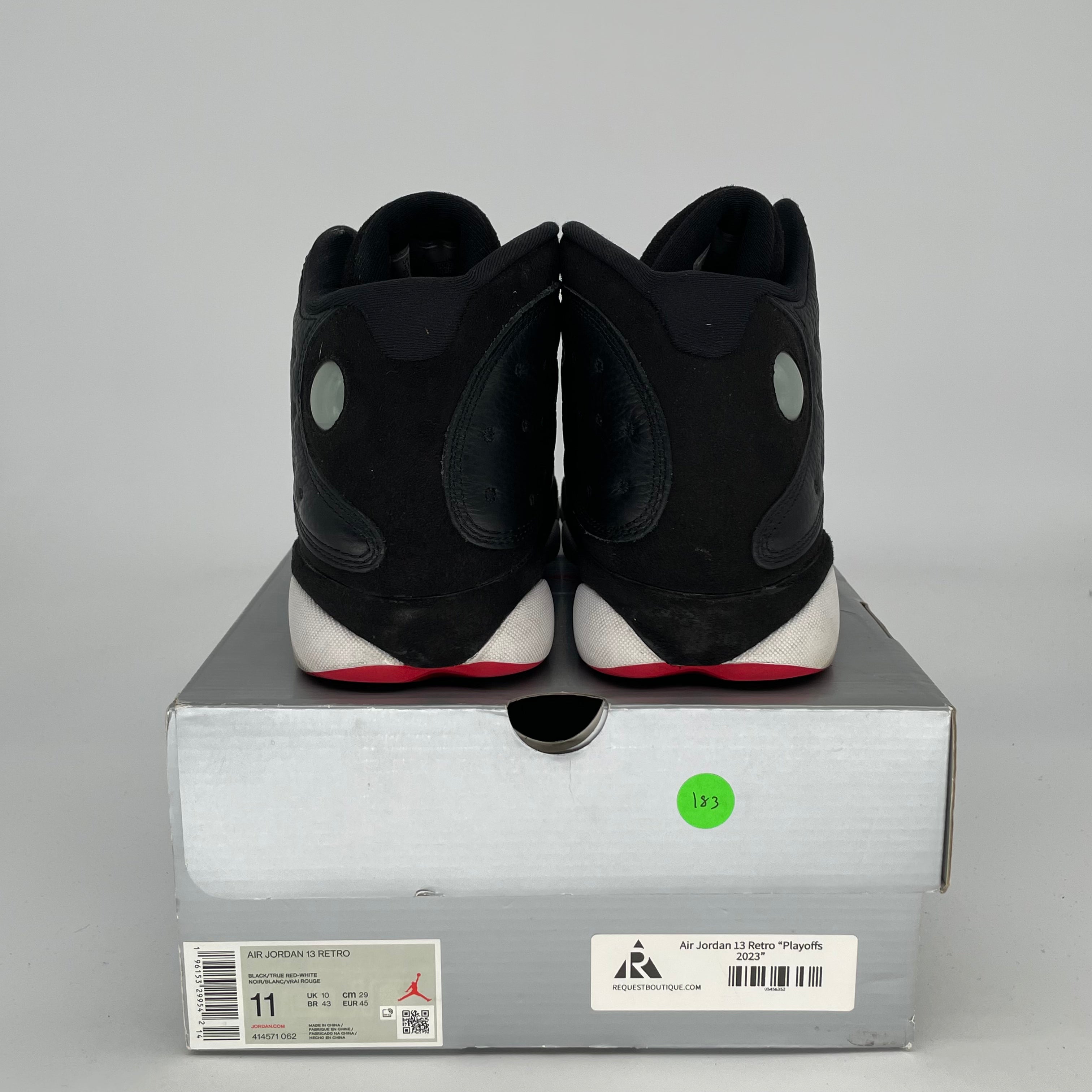 AIR JORDAN 13 PLAYOFFS Basketball Shoes Men's Size 11 & Women's 12.5W - Style 414571-062 | Retro Sneakers for Court Play & Streetwear Fashion