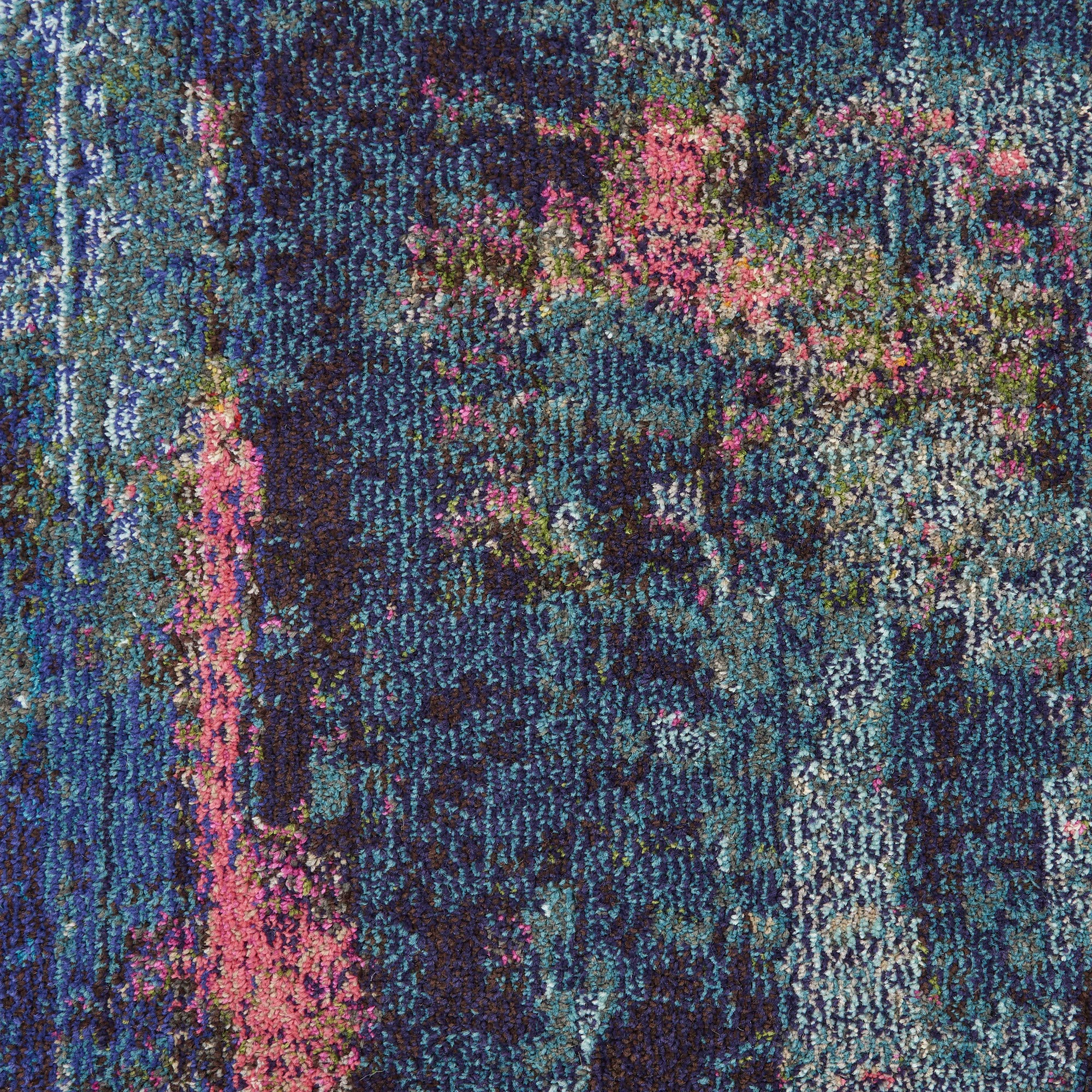 Nourison Celestial Blue/Yellow 10' x 14' Contemporary Abstract Area Rug | Non-Shedding & Easy Cleaning | Perfect for Bedroom, Living Room, Dining Room & Kitchen Decor