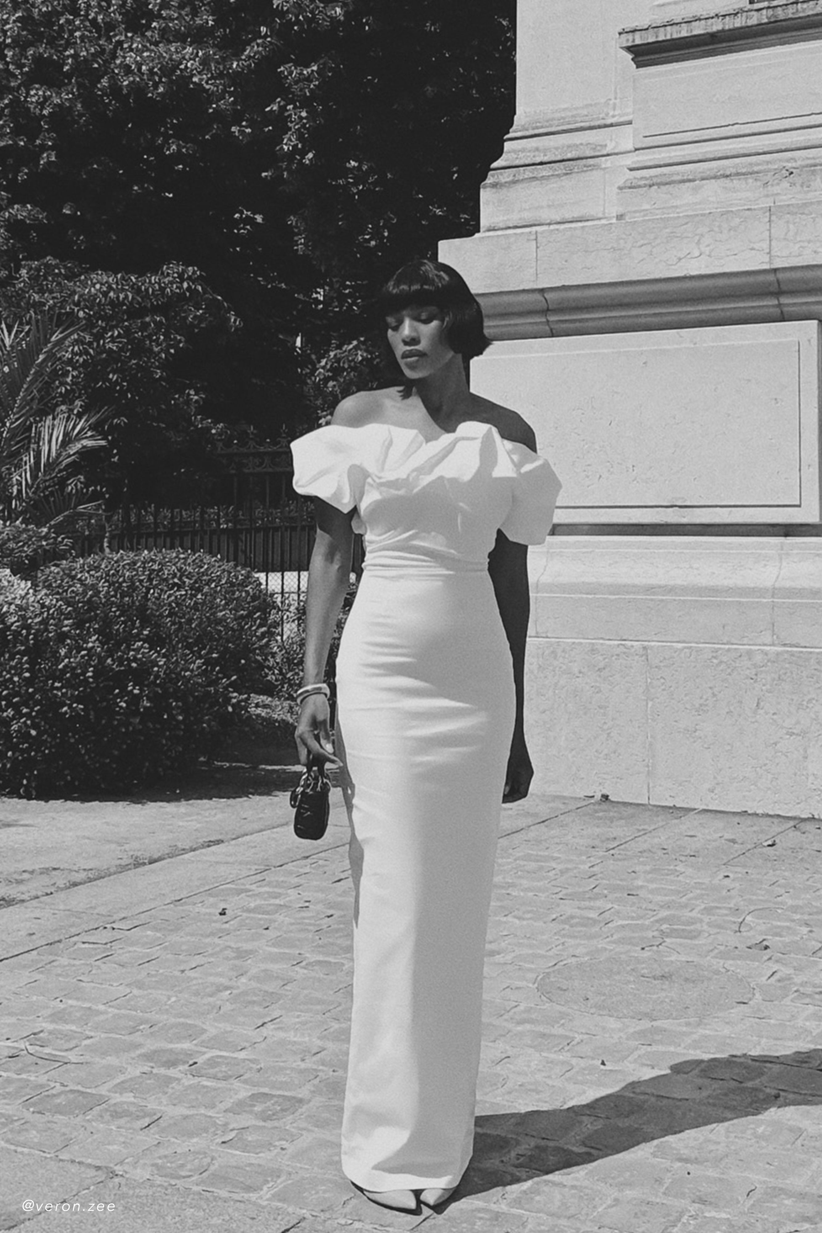 Sariya Sculptural Maxi Dress - Elegant White Flowy Long Dress for Women | Perfect for Weddings, Beach Vacations & Summer Parties