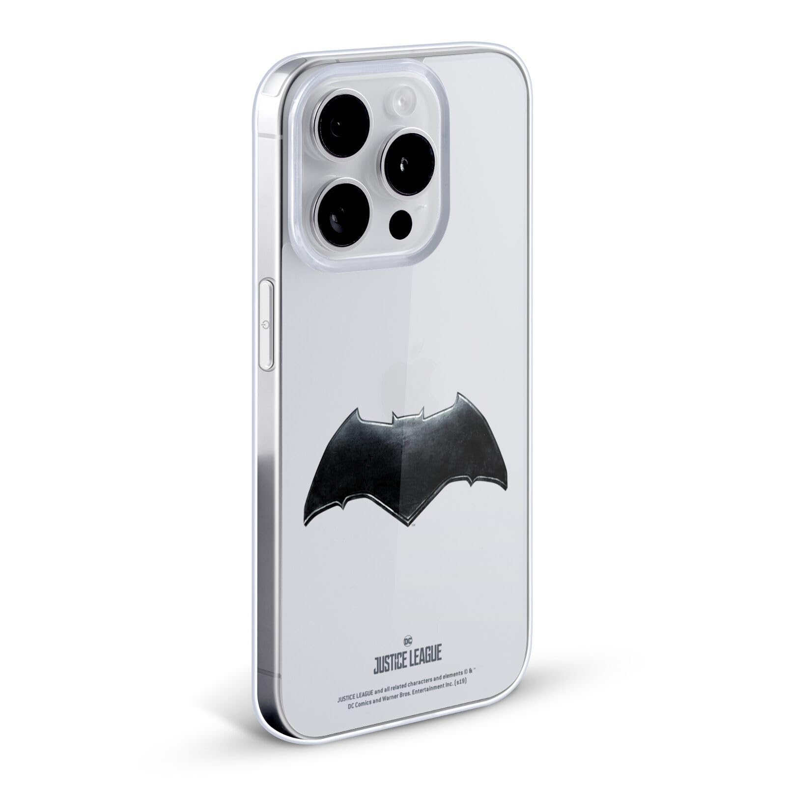 **Officially Licensed Justice League Batman Gel Case for iPhone 11 Pro Max - Durable Soft Cover with Movie Logo - Perfect for Superhero Fans & Daily Protection**