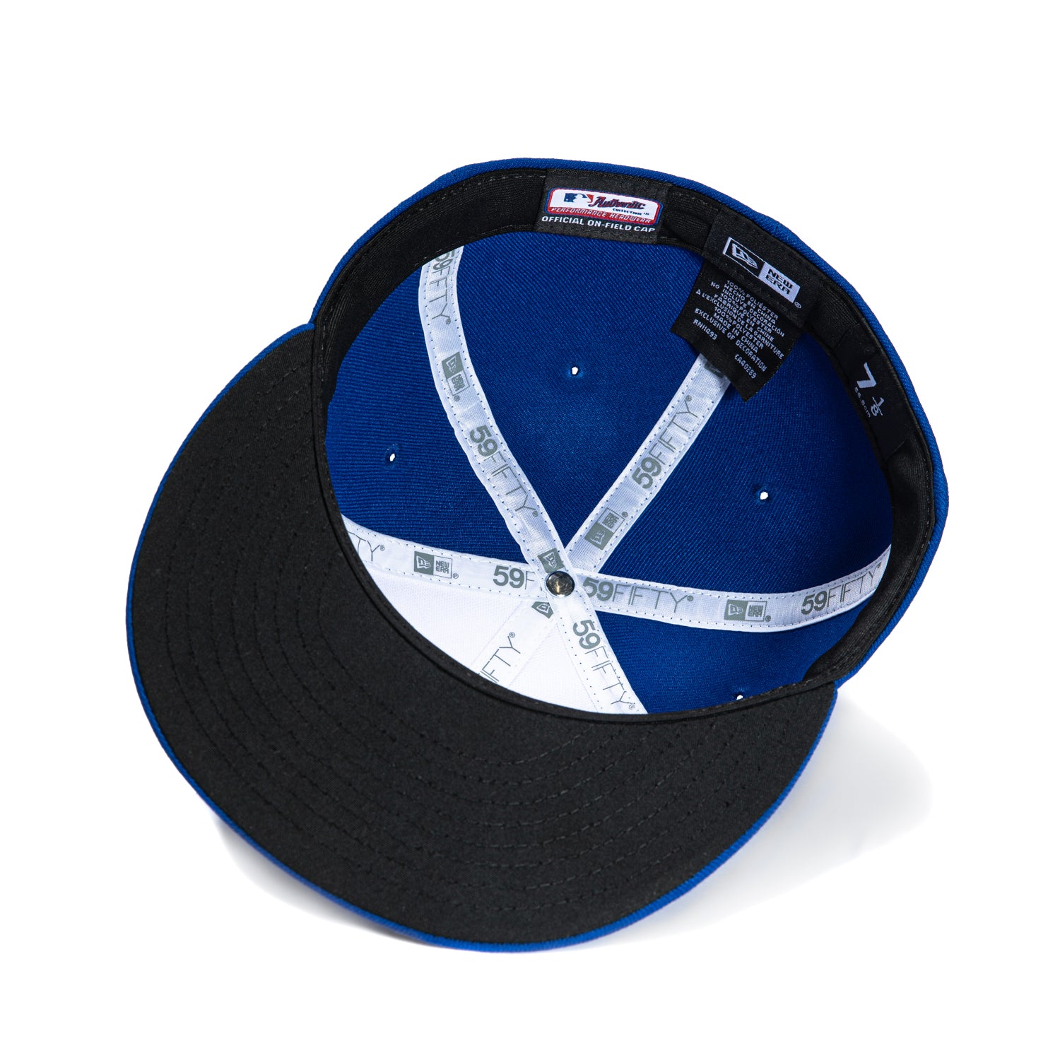 New Era 59Fifty Authentic Chicago Cubs Baseball Cap - Royal Blue & White Alternate Rail Hat for Men | Official MLB Licensed Snapback | Perfect for Baseball Games, Sports Fan Gifts & Streetwear Fashion