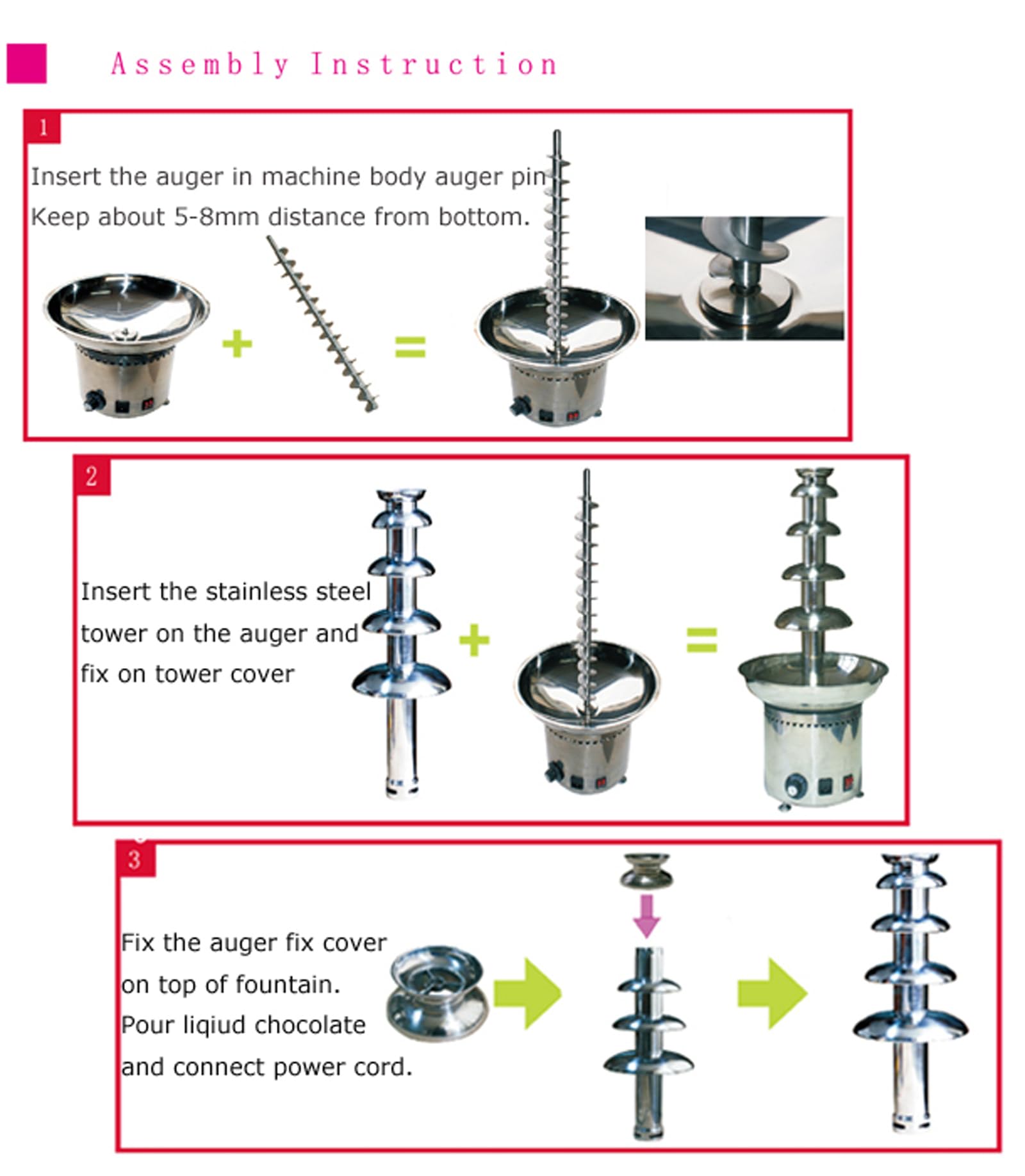 6-Tier Stainless Steel Chocolate Fountain Machine - 13.2lb Capacity Electric Hot Chocolate Melter with Digital Control for Weddings, Parties, Catering | Perfect for Dessert Buffets, Birthday Celebrations & Fondue Stations