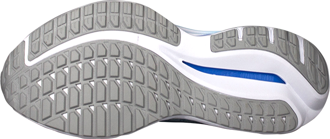 Mizuno Wave Inspire 20 Women's Running Shoes (B Width) - Grey/Blue | Lightweight Stability Sneakers for Jogging, Gym Workouts & Daily Walking