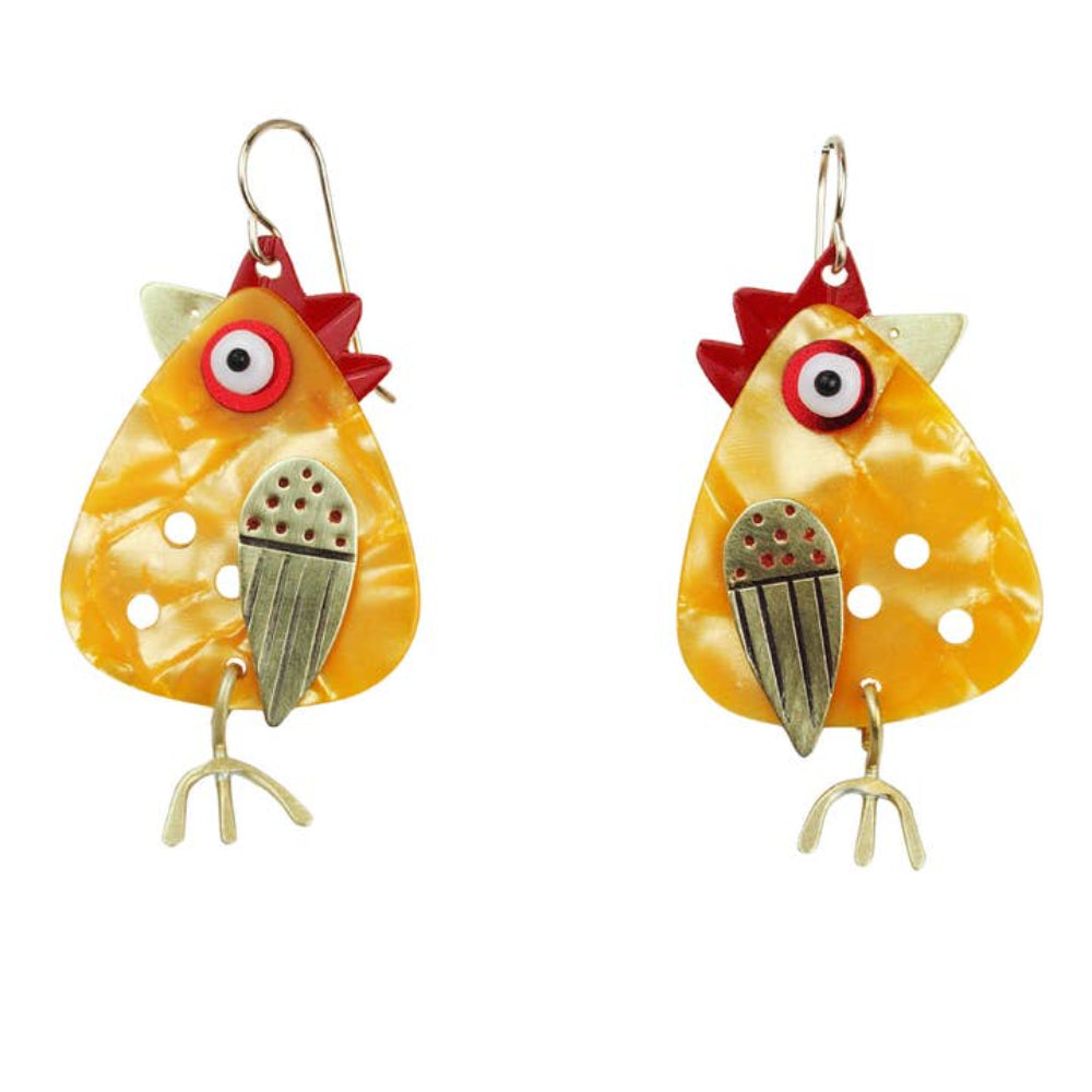 Chick Earrings - Cute Chicken Design Jewelry for Women | Trendy Animal Earrings for Everyday Wear & Special Occasions