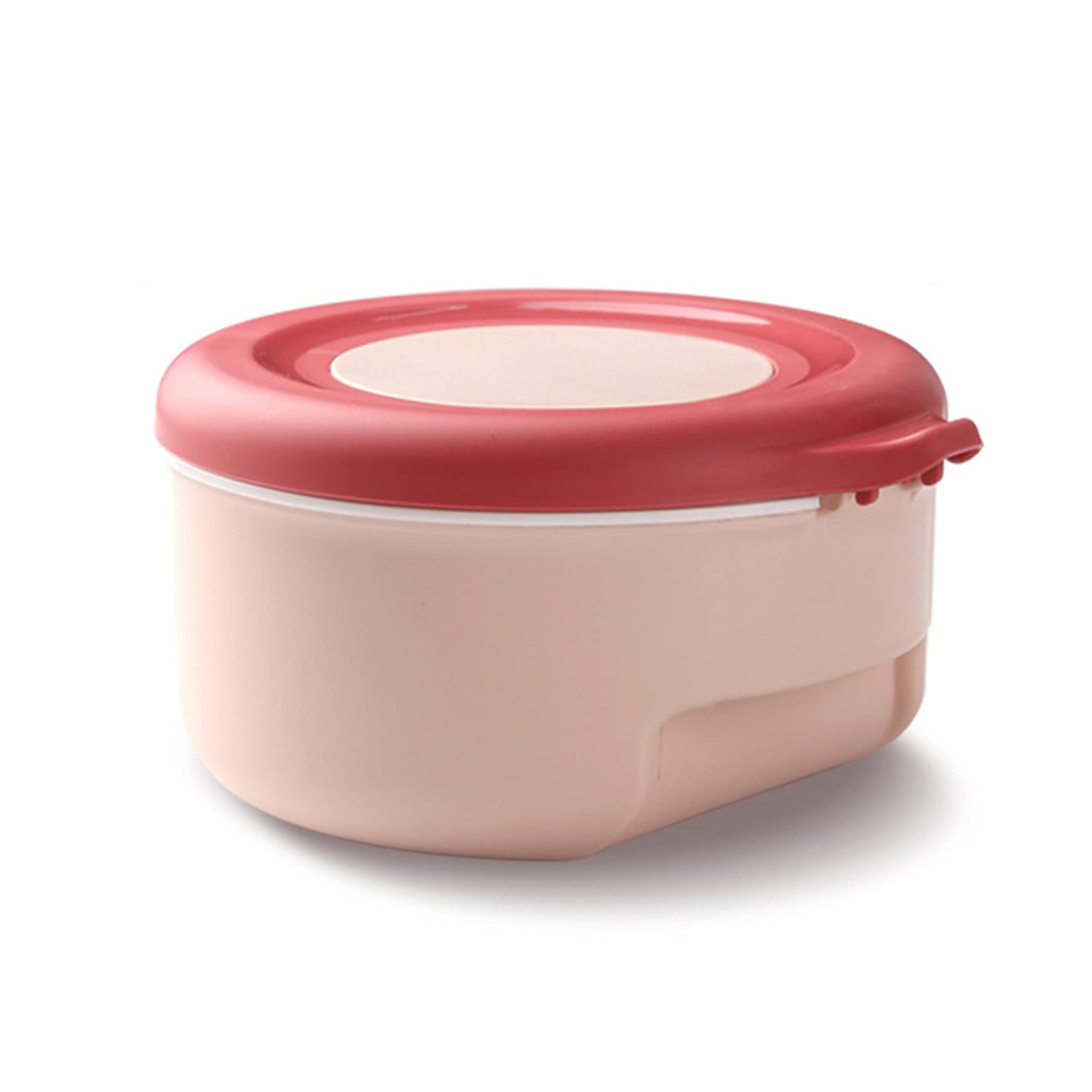 Dheera 4 Compartment Round Spice Jars - Airtight Seasoning Storage Containers for Kitchen, Perfect for Organizing Spices, Herbs & Condiments - Ideal for Cooking, Baking & Meal Prep