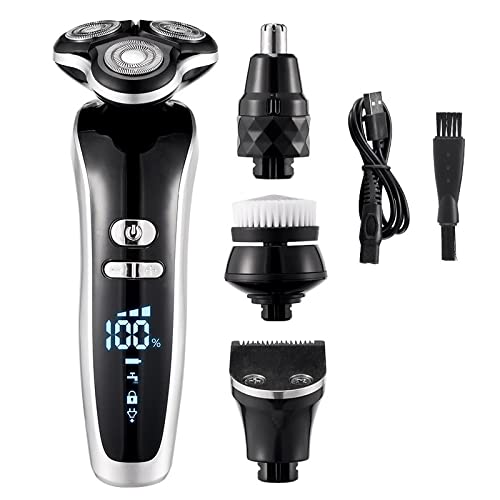 Professional 4D Electric Head Shaver for Bald Men - USB Rechargeable Hair Clipper & Trimmer for Smooth Shaving | Perfect for Home, Travel & Gym Use (Pro Model, No Box)