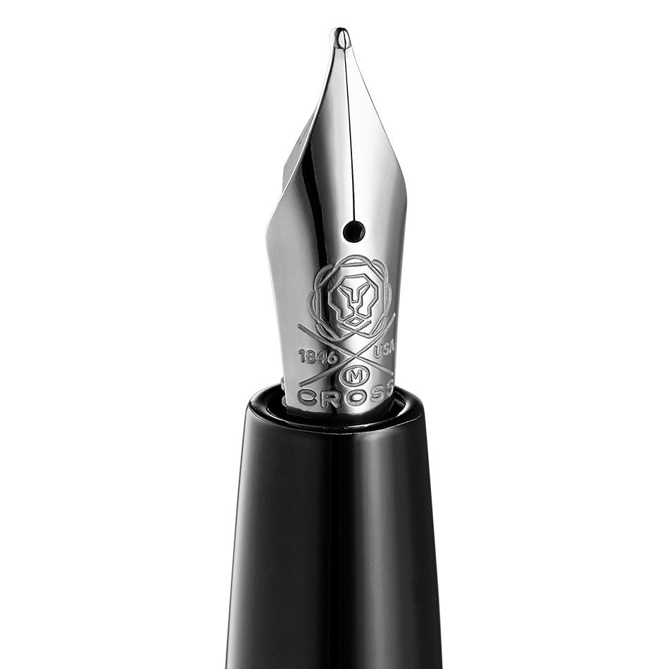 Premium Cross ATX Fountain Pen in Brushed Chrome - Elegant Writing Instrument for Professionals & Gift Giving - Perfect for Office, School & Calligraphy