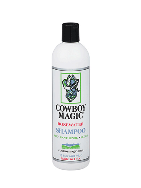 Cowboy Magic Rosewater Shampoo for Horses - Detangling & Shine Enhancing Formula - Perfect for Show Prep & Daily Grooming