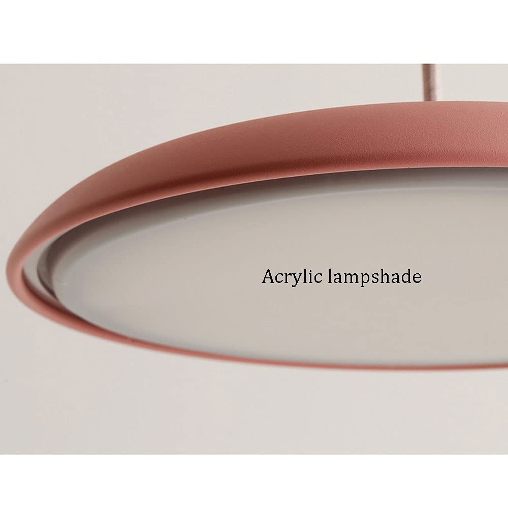 Modern Flush Mount LED Ceiling Light Fixture - 6000K Cool White, Energy Efficient Hanging Pendant Lamp for Living Room, Bedroom & Hallway - Stylish Home Decor Lighting for Nighttime Ambience & Interior Design
