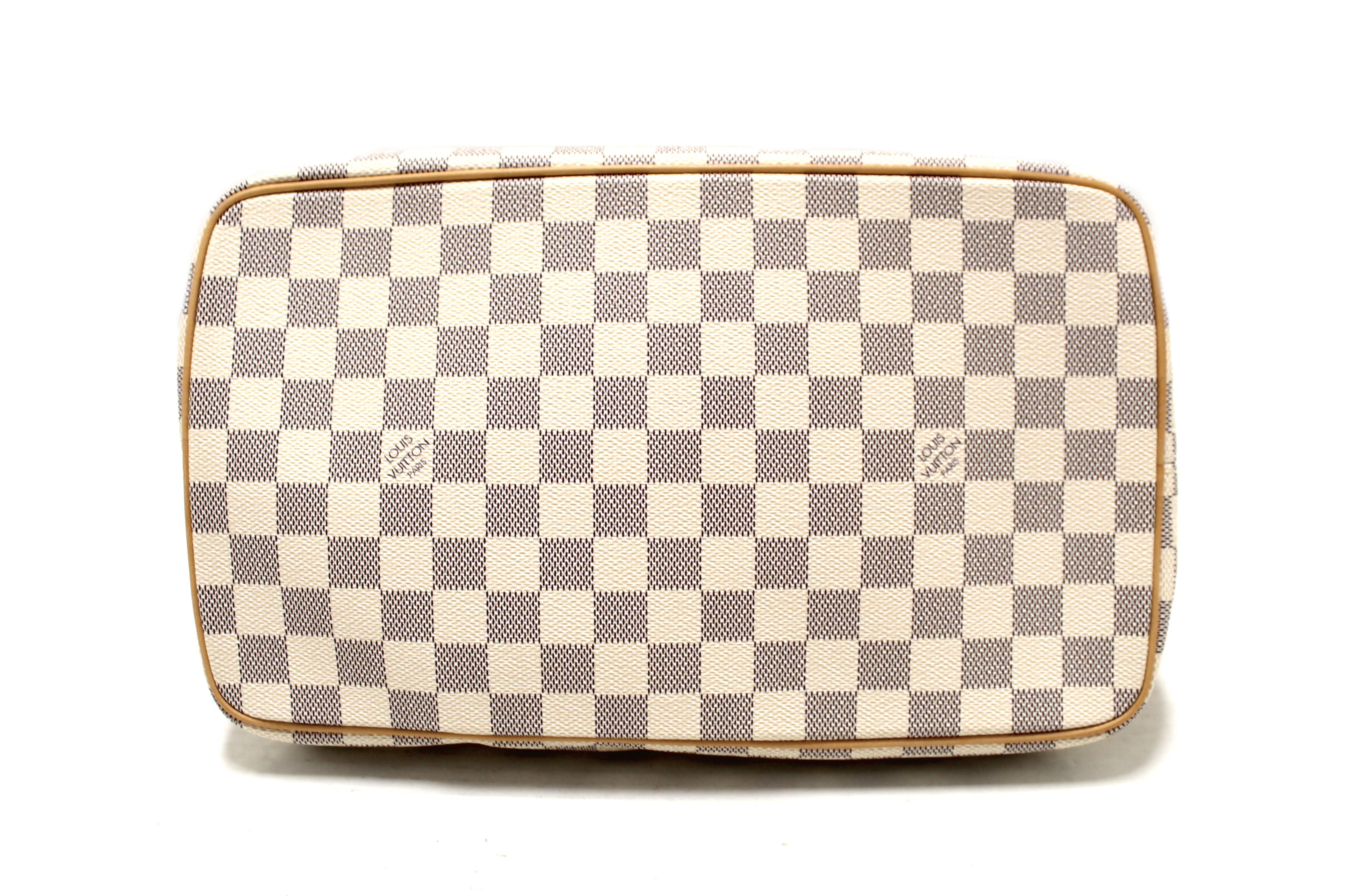 Authentic Louis Vuitton Damier Azur Saleya MM Shoulder Bag - Luxury Designer Handbag for Women, Perfect for Work, Travel & Everyday Use