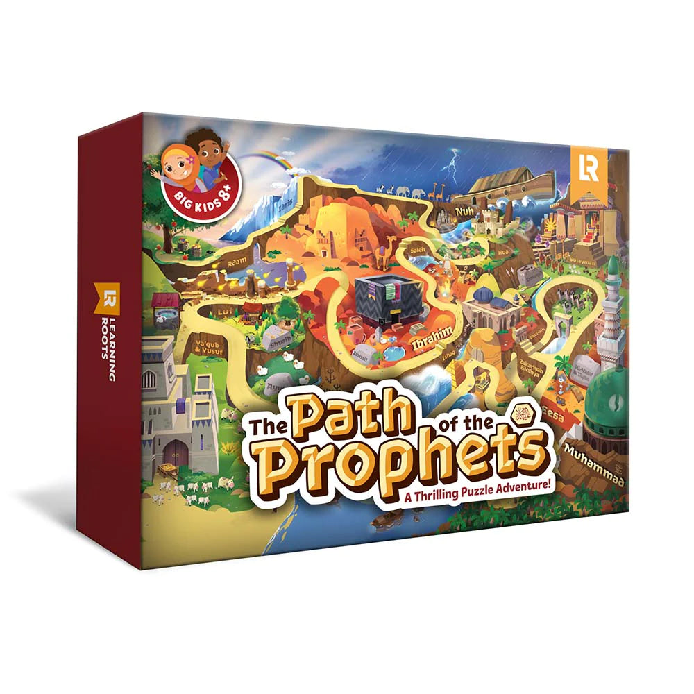 The Path of the Prophets - 500 Piece Religious Floor Puzzle for Kids & Adults - Biblical Learning Activity for Sunday School, Homeschool & Family Game Night