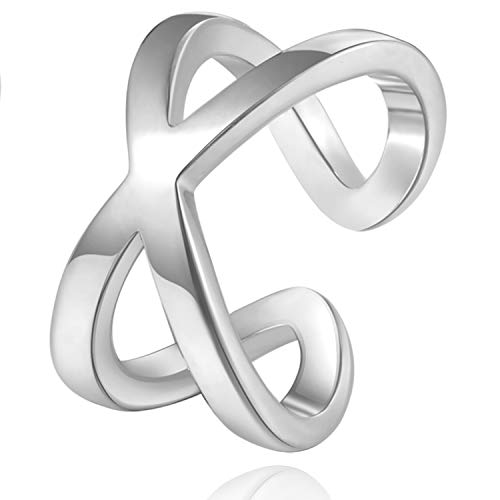 Criss Cross Cuff - Silver