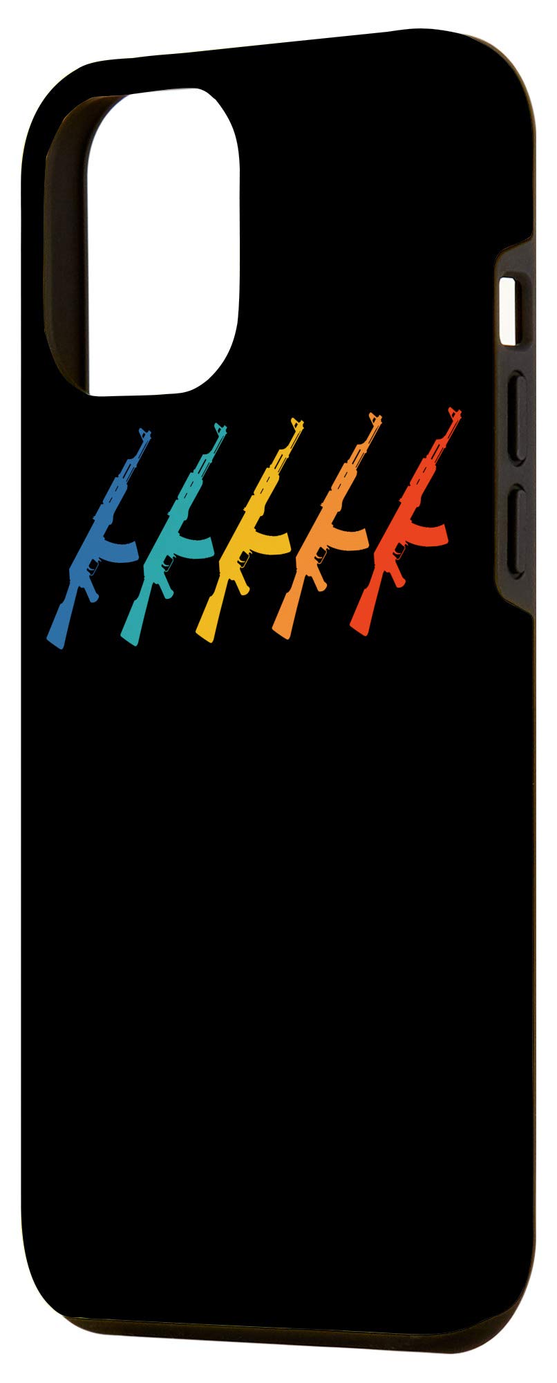 iPhone 12 Pro Max Case - AK-47 Retro Soviet Military Design with CCCP Logo | Durable Protective Cover for iPhone 12 Pro Max | Perfect for Military Enthusiasts & History Lovers