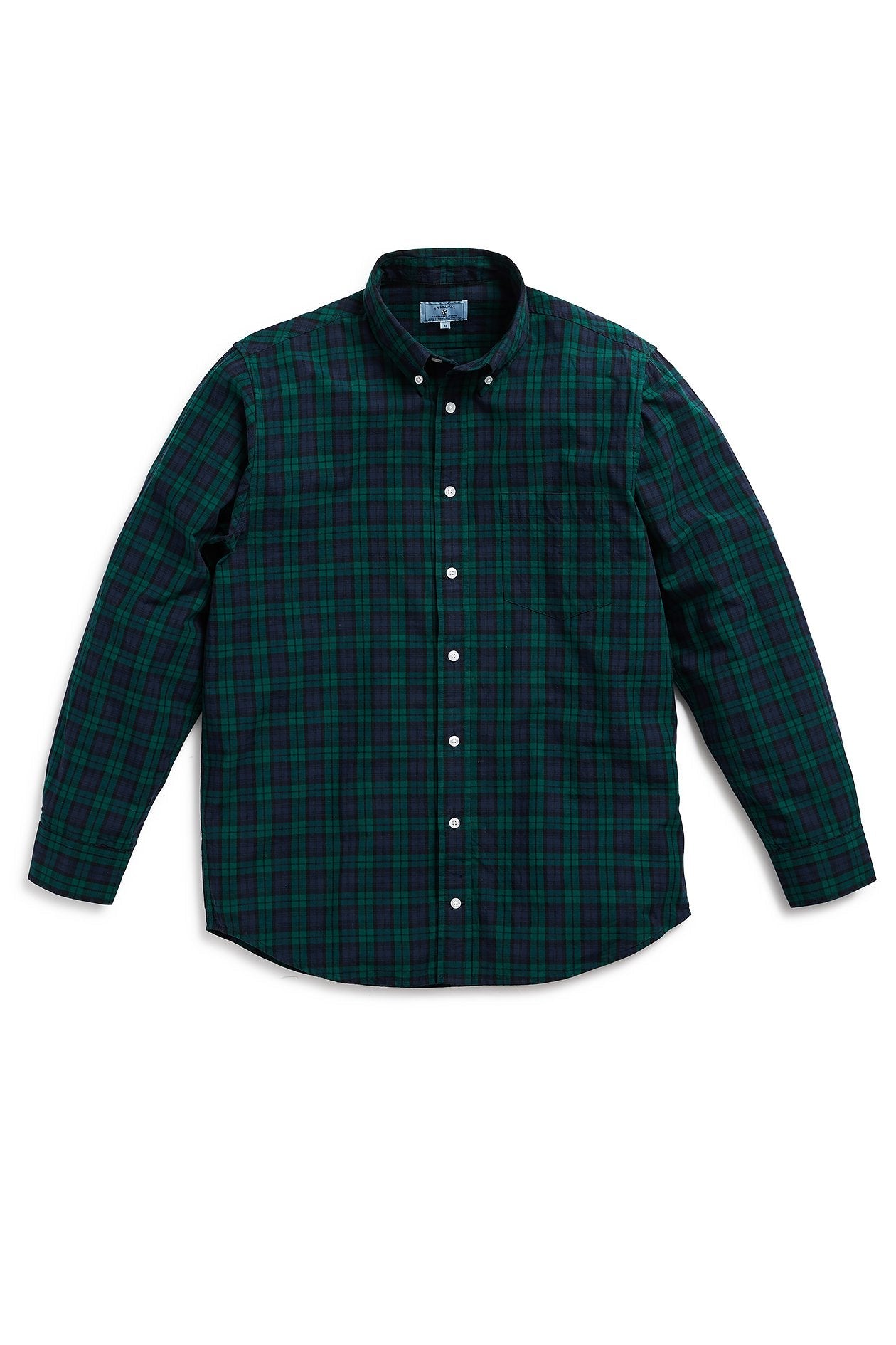 Men's Chase Shirt in Classic Blackwatch Tartan Plaid - Perfect for Casual Wear, Office Outfits & Outdoor Adventures