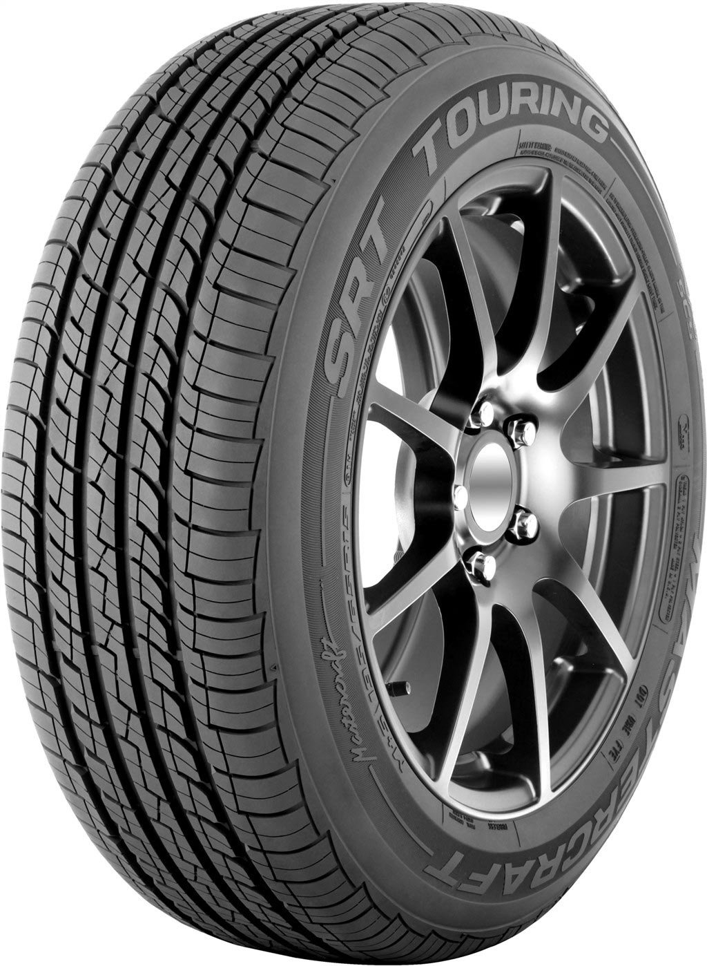 Mastercraft SRT Touring Radial Tire 225/65R17 102T - All-Season Performance Tire for SUVs & Crossovers | Durable Tread for Highway & City Driving
