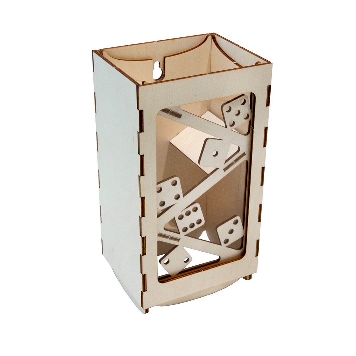 Premium Wooden Dice Tower - Modular Dice Tumbler Ramp by The Broken Token for Tabletop RPG Games, Board Games & Casino Night Accessories | Perfect for Dungeons & Dragons, Magic: The Gathering & Poker Nights