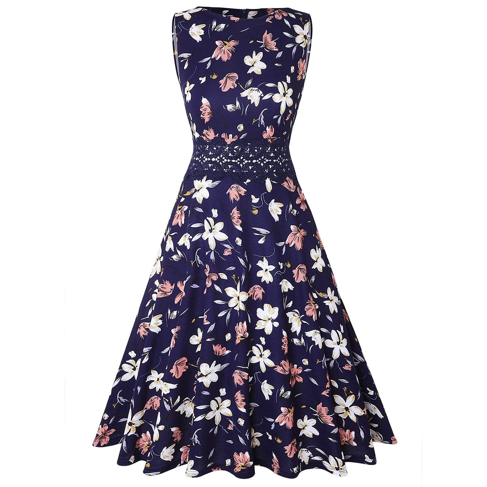 Elegant Sleeveless A-Line Cocktail Dress for Women - Halter Neck Party Guest Dress for Weddings & Summer Events | Perfect for Evening Parties, Bridal Showers & Formal Occasions