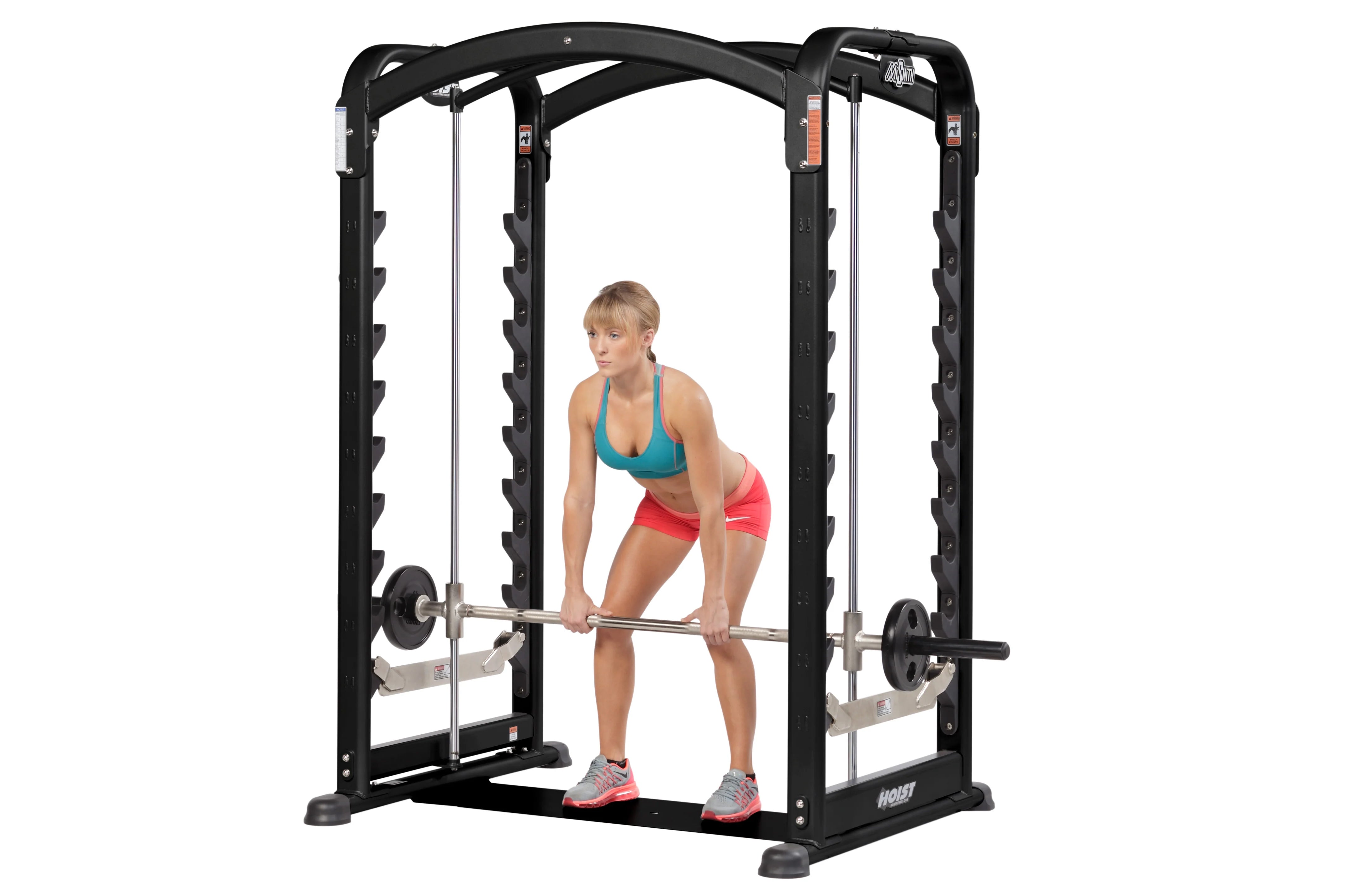 Hoist MISmith Dual Action Smith Machine - Heavy Duty Home Gym Equipment for Strength Training & Weightlifting | Perfect for Home Workouts & Commercial Gyms