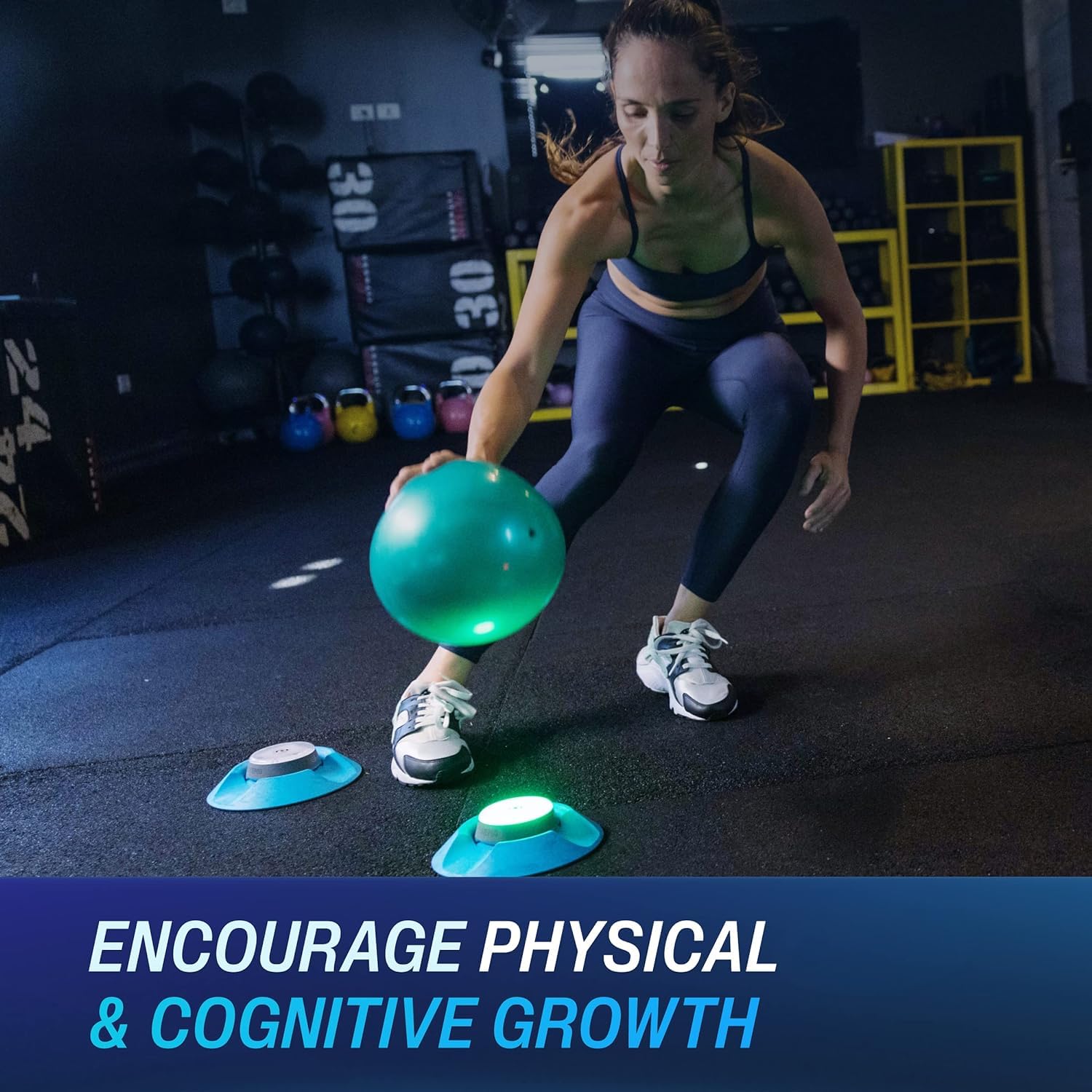 BlazePod Reaction Training System - 4 LED Light Pods for Speed, Agility & Reflex Training | Ideal for Athletes, Coaches, Therapists & Fitness Professionals | Perfect for Sports Drills, PT Sessions & Home Workouts