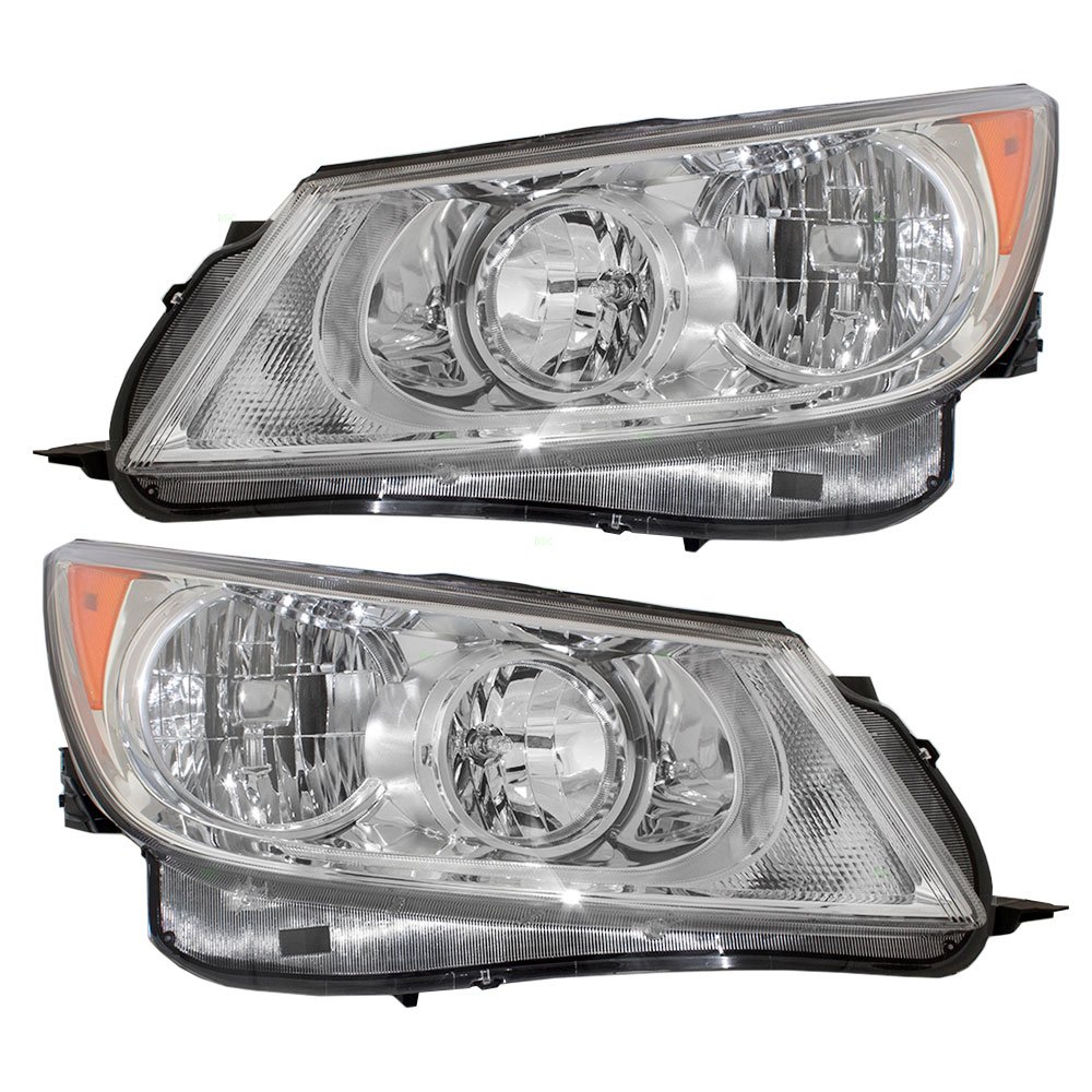 Replacement Headlight Assembly Set for 2010-2013 Buick LaCrosse - Driver & Passenger Side (Part #20941383 & 20941382) - Aftermarket Headlights for Improved Night Visibility & Style Upgrade