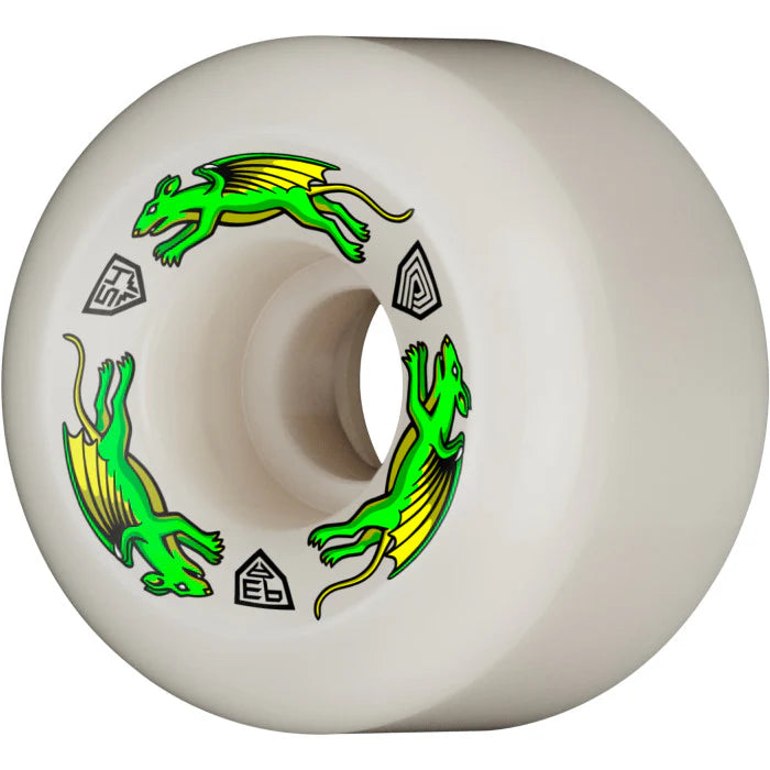 Powell Peralta Dragon Formula Wheels Nano Rat 93A 54mm x 34mm A2 - High Performance Skateboard Wheels for Street and Park Skating