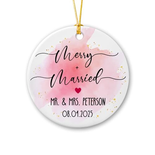 Merry & Married Ornament