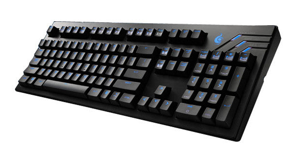 CM Storm Quickfire Ultimate Mechanical Gaming Keyboard with Cherry MX Blue Switches & Blue LED Backlighting - Perfect for Competitive Gaming & Typing
