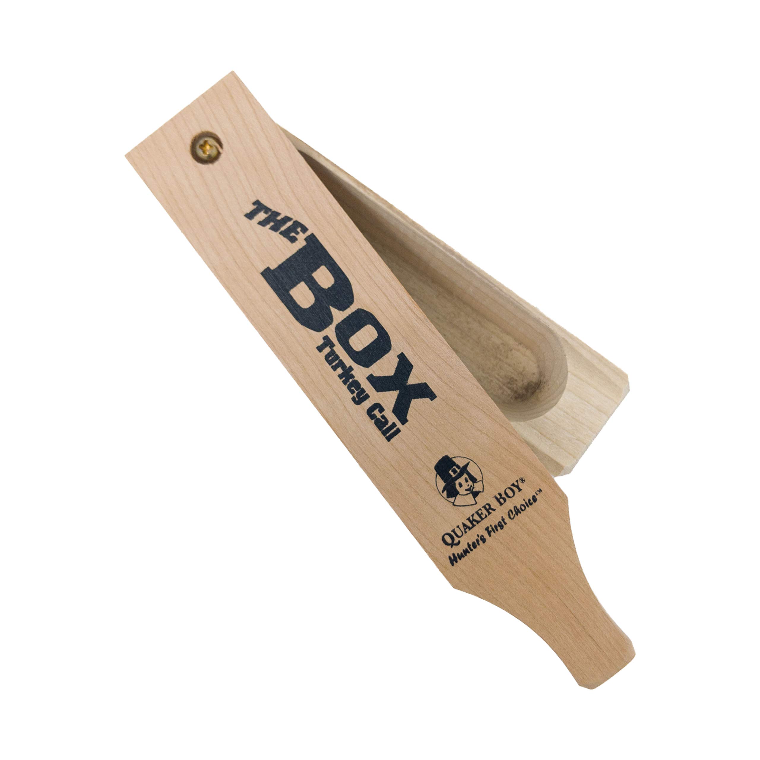 Quaker Boy Wooden Turkey Box Call - Realistic Turkey Sounds for Hunting, Durable & Easy to Use - Perfect for Spring & Fall Turkey Hunting Season
