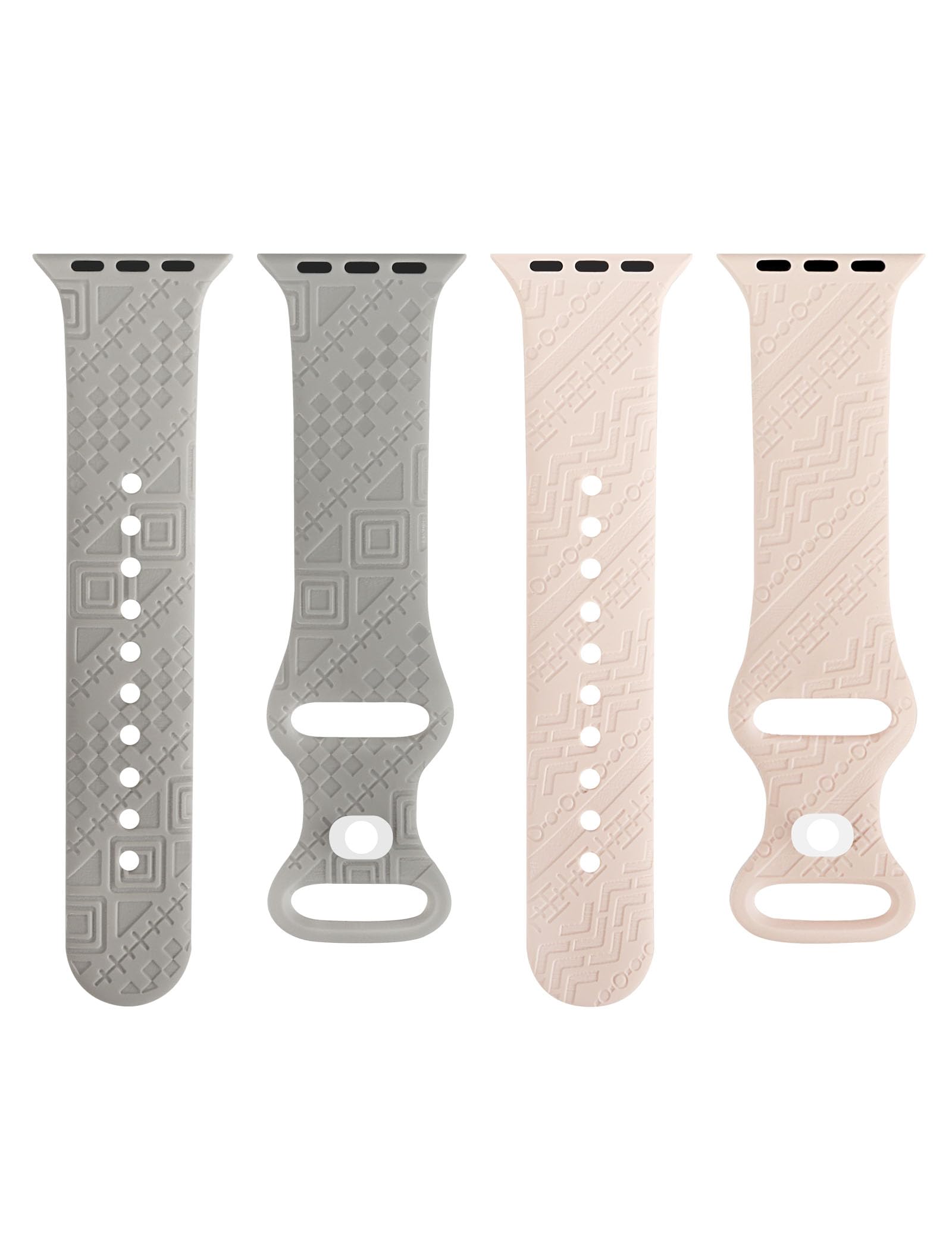 2 Packs Hypoallergenic Engoaved Boho Apple Watch Bands - Compatible with 38mm/40mm/41mm/42mm/44mm/45mm/49mm for Women & Men - Fashion Accessory Strap for iWatch Series 8/7/6/5/4/3/2/1/SE/Ultra - Perfect for Workouts, Daily Wear & Boho Style Outfits