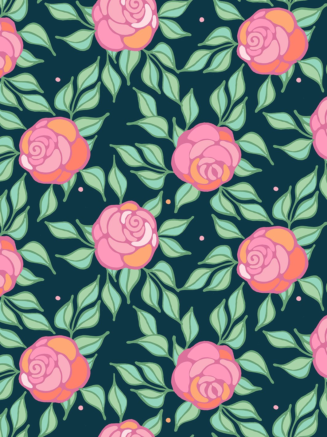 Barbie™ Peacock Floral Wallpaper - Elegant Home Decor for Living Room & Bedroom