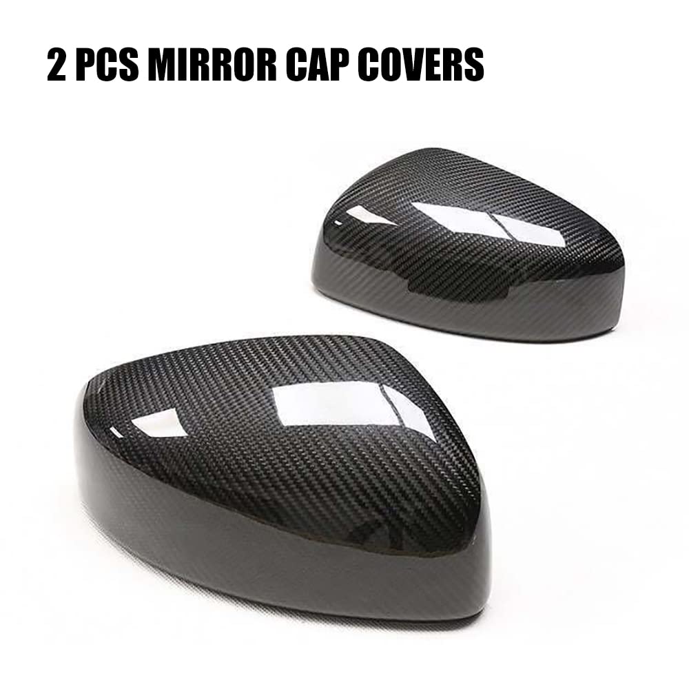 Carbon Fiber Mirror Cap Covers for 2009-2020 Nissan 370Z Z34 - Lightweight & Stylish Replacement Accessories (Pair) - Perfect for Car Enthusiasts & Custom Builds