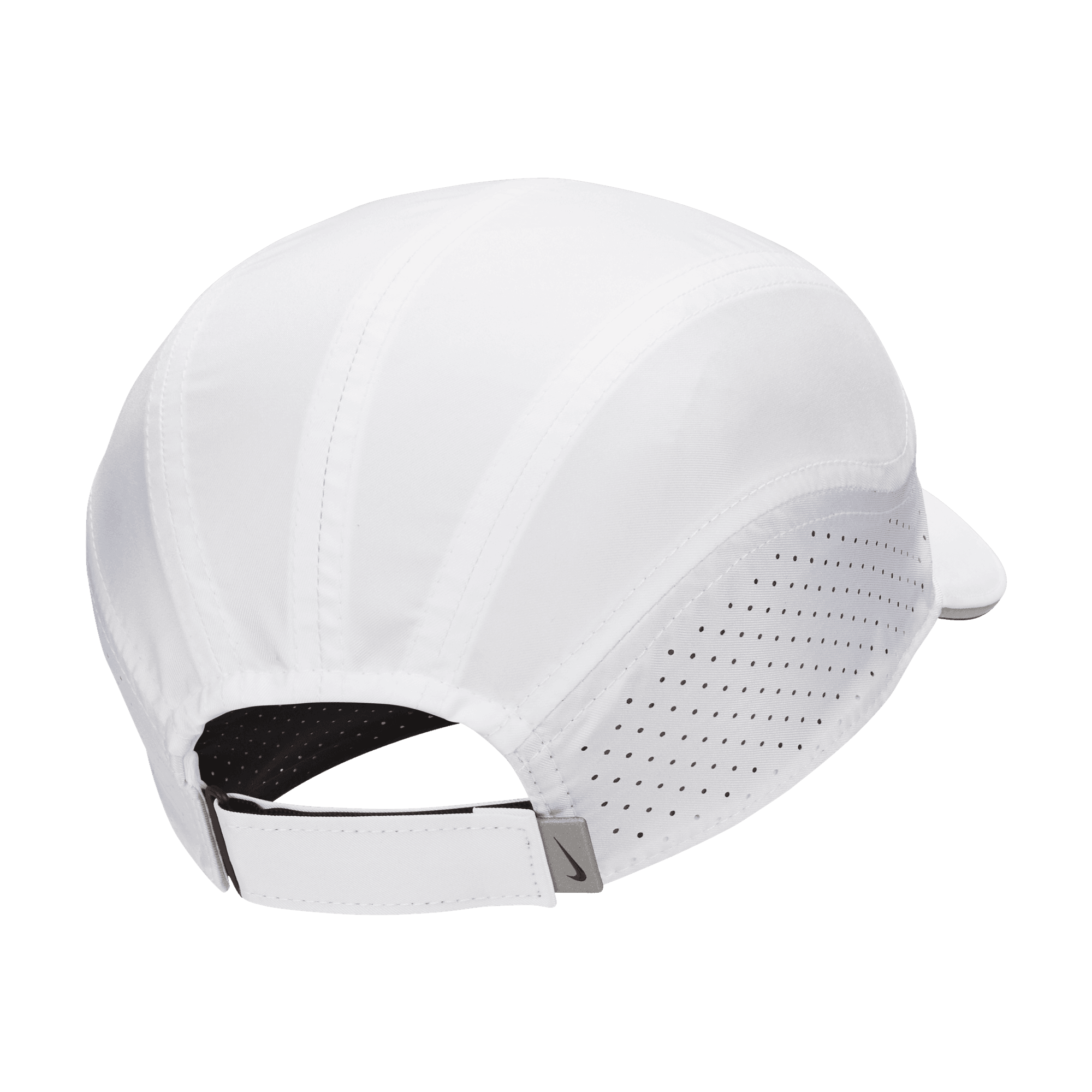 Unisex DRI-FIT ADV Fly Unstructured Reflective Baseball Cap - White/Anthracite/Reflective Silver - Moisture-Wicking & UV Protection for Running, Hiking & Outdoor Sports