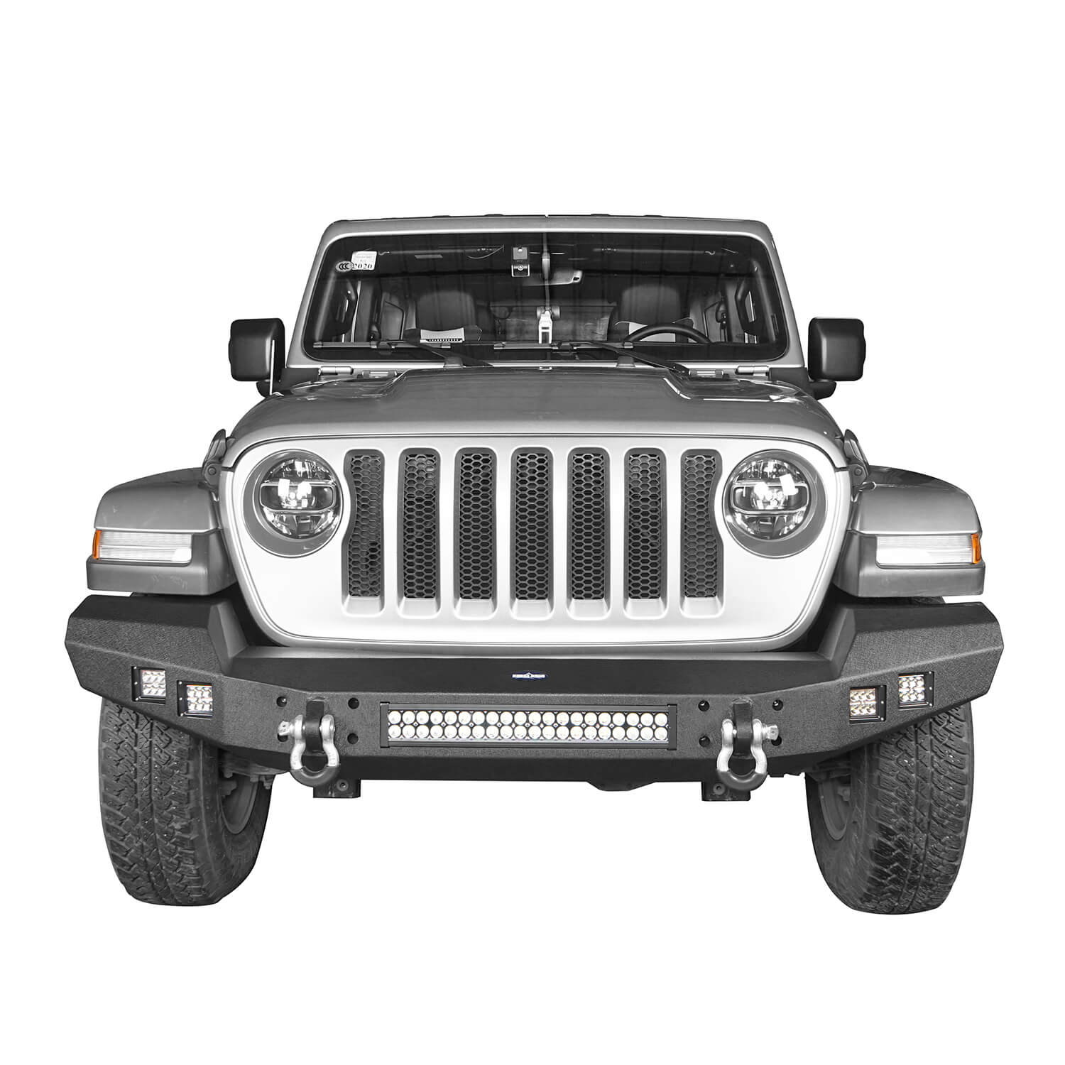 20-24 Jeep Gladiator JT Full Width Climber Front Bumper with U-Box | Heavy Duty Off-Road Protection for Rock Crawling & Trail Adventures