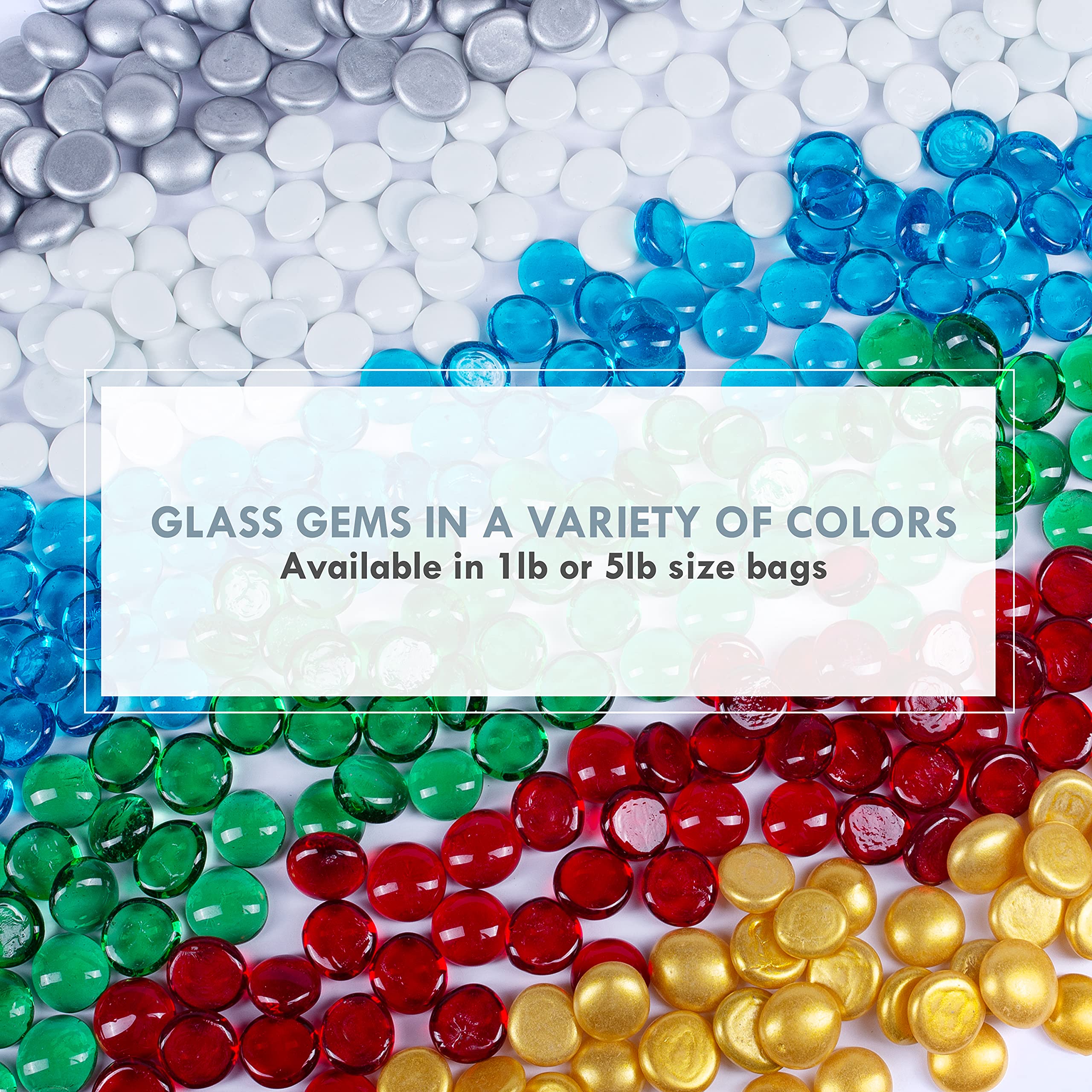 Galashield Red Flat Glass Marbles - 5 LBS (Approx. 450 Pieces) Vase Filler Gems, Decorative Pebbles for Floral Arrangements, Centerpieces, Wedding Decor & Home Decoration