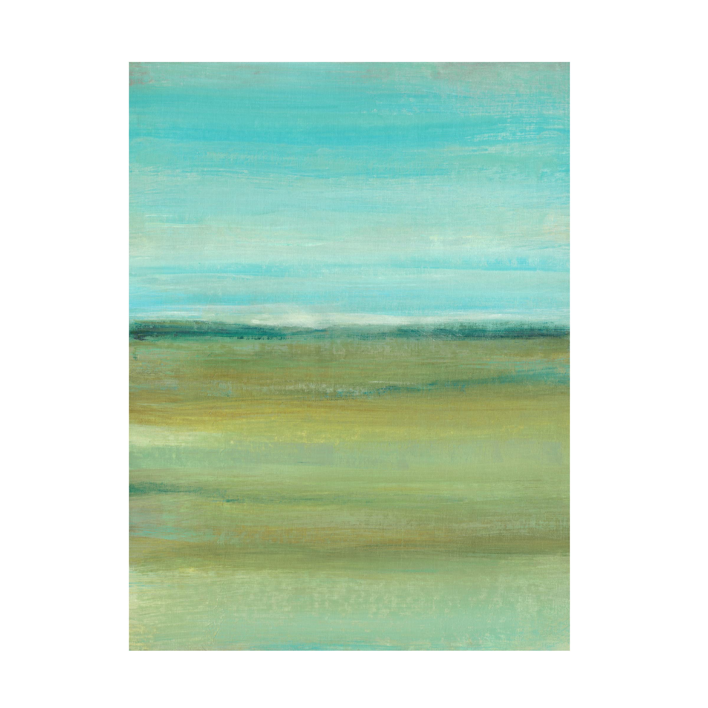 Trademark Fine Art 'Terra Verde I' Canvas Wall Art by Tim O'Toole - Modern Abstract Painting for Living Room, Bedroom & Office Decor
