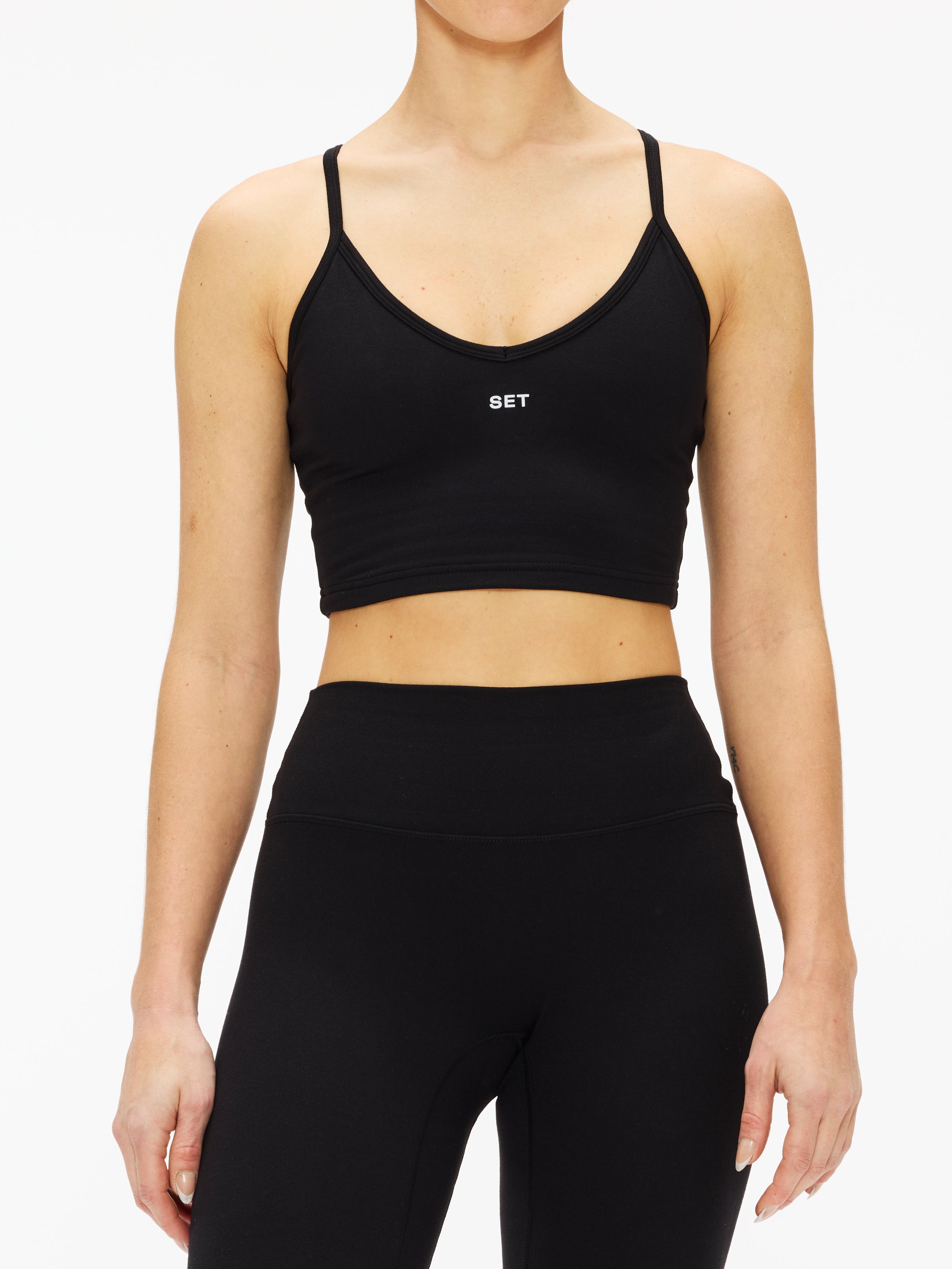 Set Active Formcloud Mini V Longline Bra - High Support Sports Bra for Yoga, Running & Gym Workouts - Comfortable & Breathable Activewear for Women