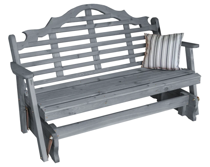 Regallion Marlboro Glider Recliner Chair - Comfortable Rocking Lounge Chair for Living Room, Patio & Nursery - Soft Padded Seat with Smooth Gliding Motion - Perfect for Relaxing, Reading & Nursing