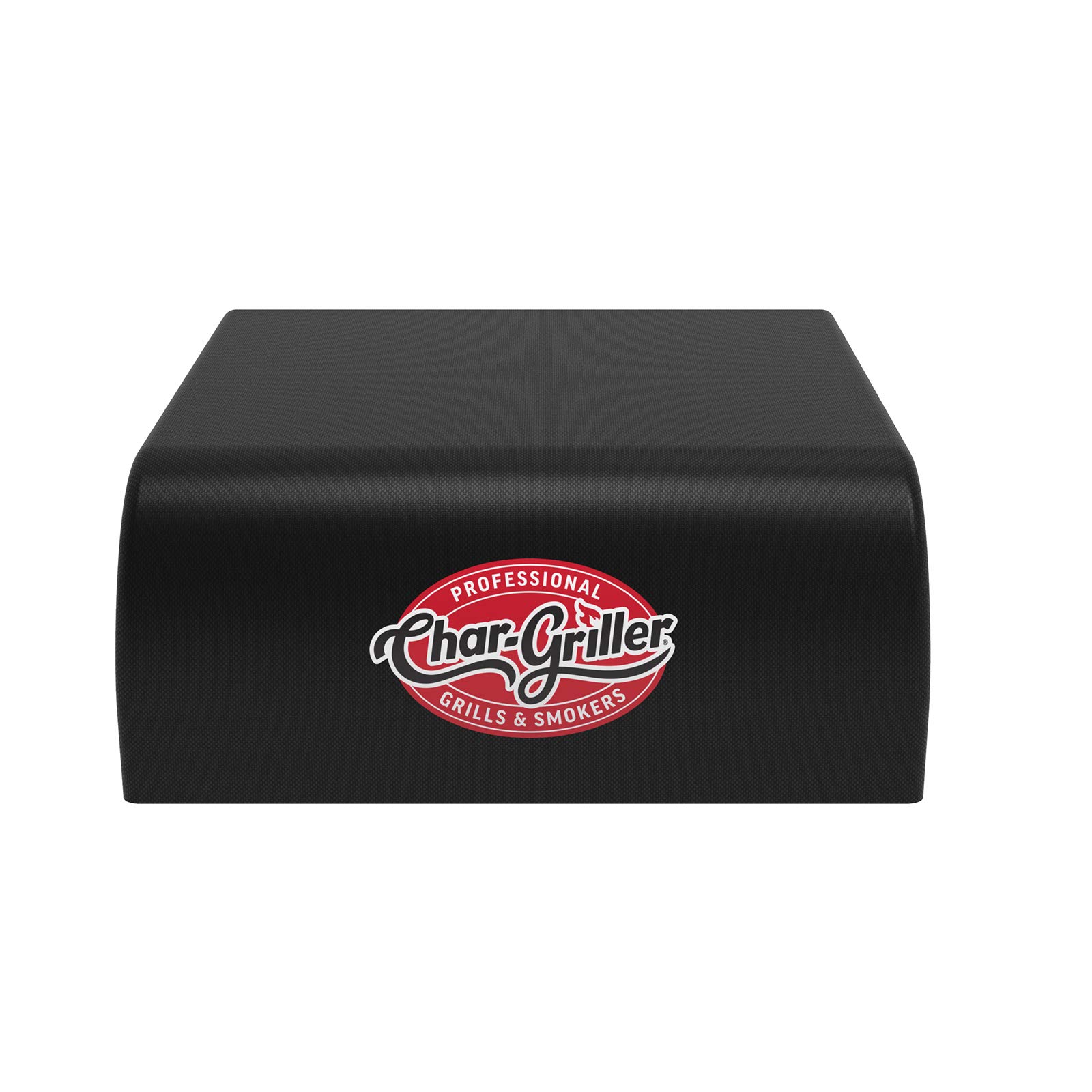 Char-Griller 8275 Portable Griddle Cover - Heavy Duty Black Weatherproof BBQ Grill Cover for Outdoor Cooking, Camping & Backyard Grilling