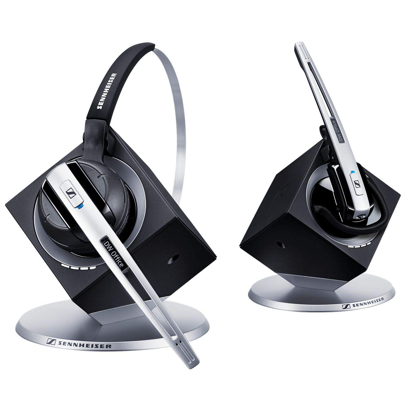 Renewed Sennheiser DW Office Wireless Headset System Bundle with Headset Advisor Wipe - Premium Noise-Canceling Headphones for Business Calls, Remote Work & Office Communication