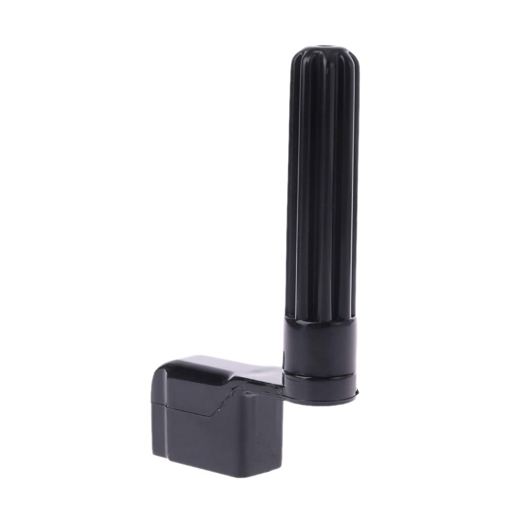 1pc Black Plastic Guitar String Peg Winder & Bridge Pin Puller Tool for Acoustic & Electric Guitars - Perfect for String Changes & Guitar Maintenance