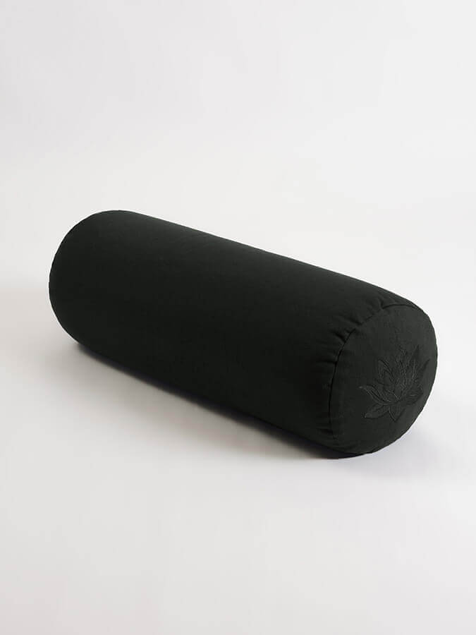 Organic Cotton Buckwheat Meditation Bolster Cushion for Yoga & Zen Relaxation - Perfect for Yoga Studios, Home Meditation & Stress Relief