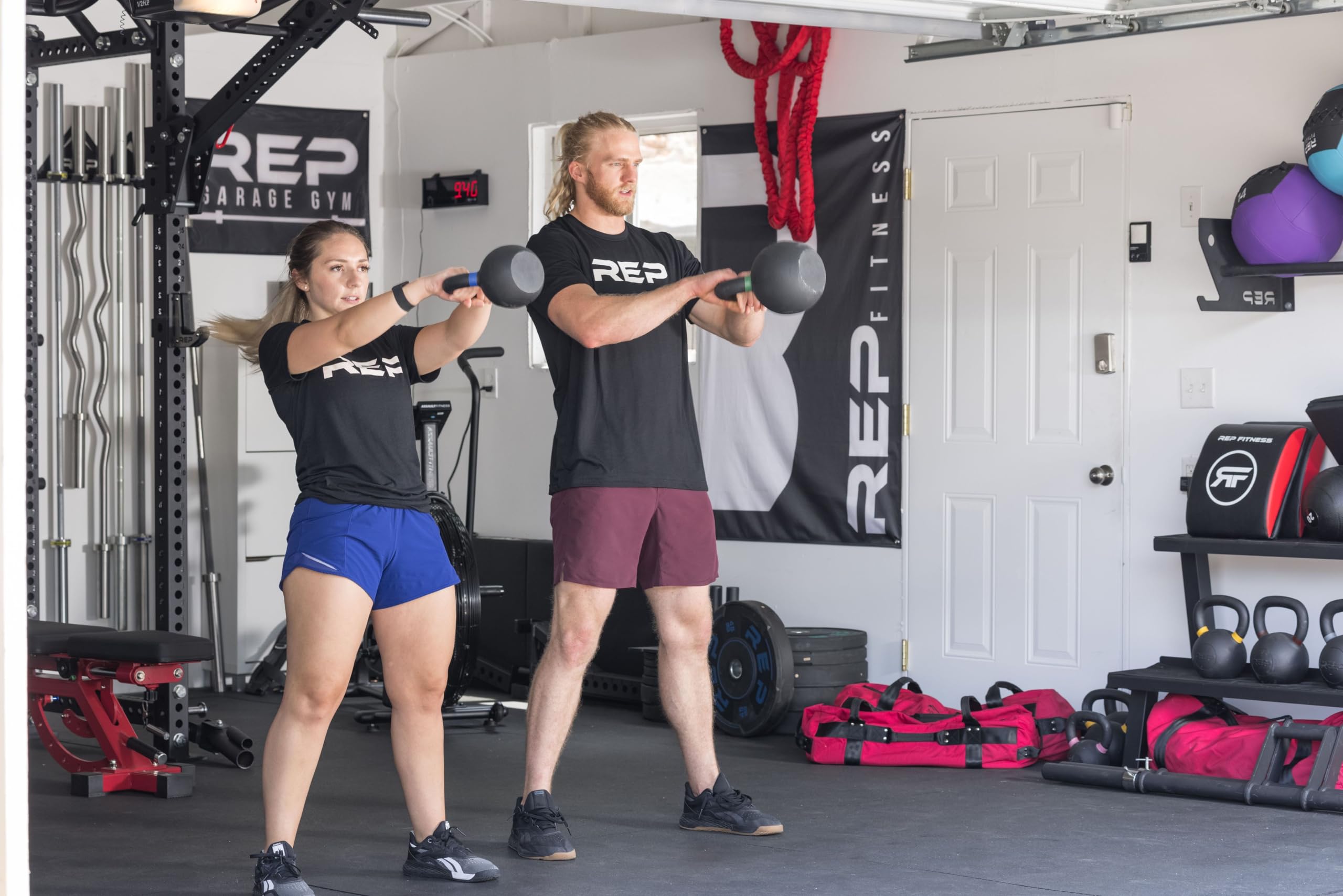 REP Fitness Kettlebells for Strength Training, Home Gym & CrossFit - Cast Iron Weights with LB/KG Markings - Perfect for HIIT, Functional Fitness & Full-Body Workouts